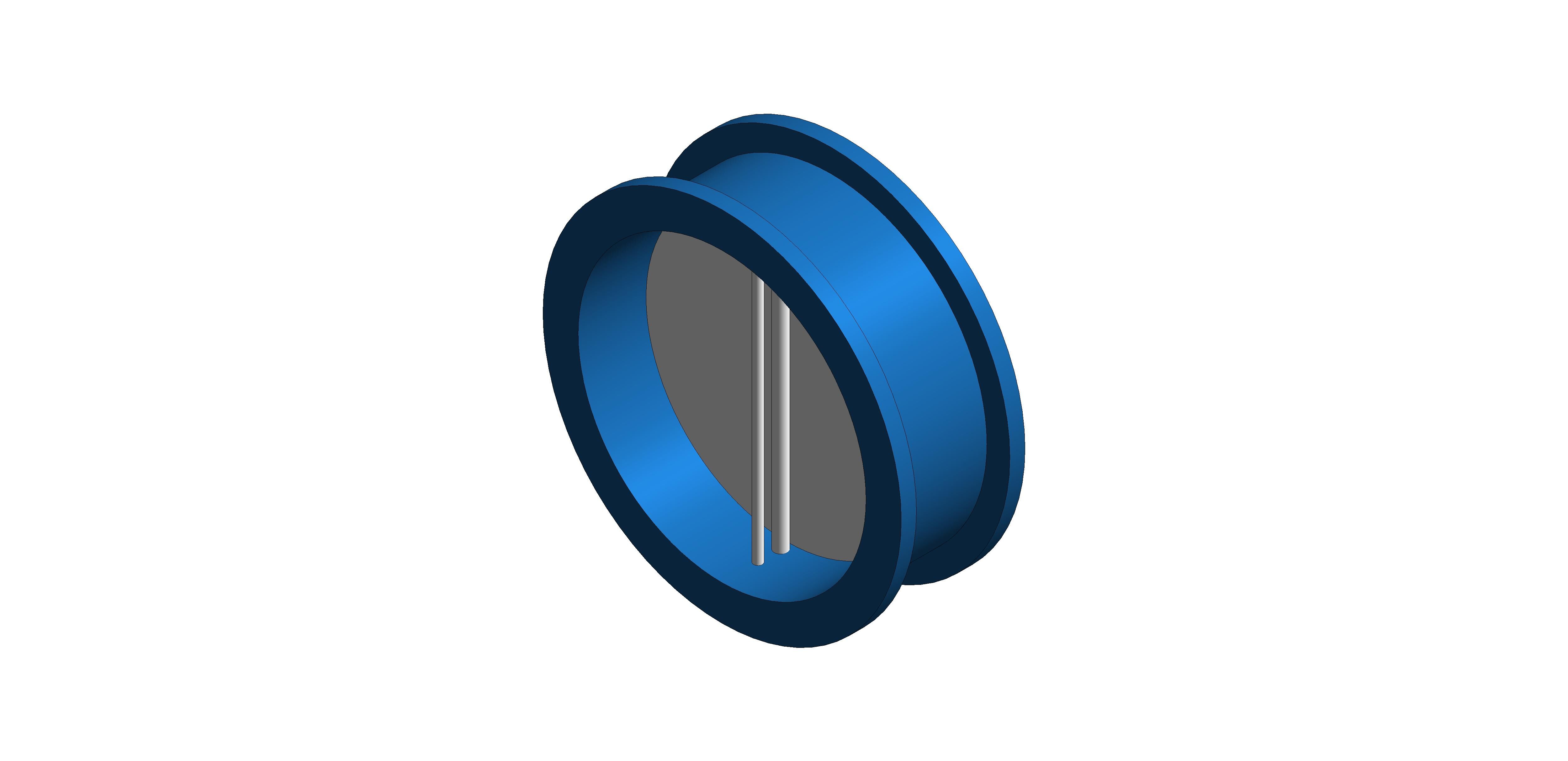 Product: CHCK403007 - Flanged  Double Door Check Valve