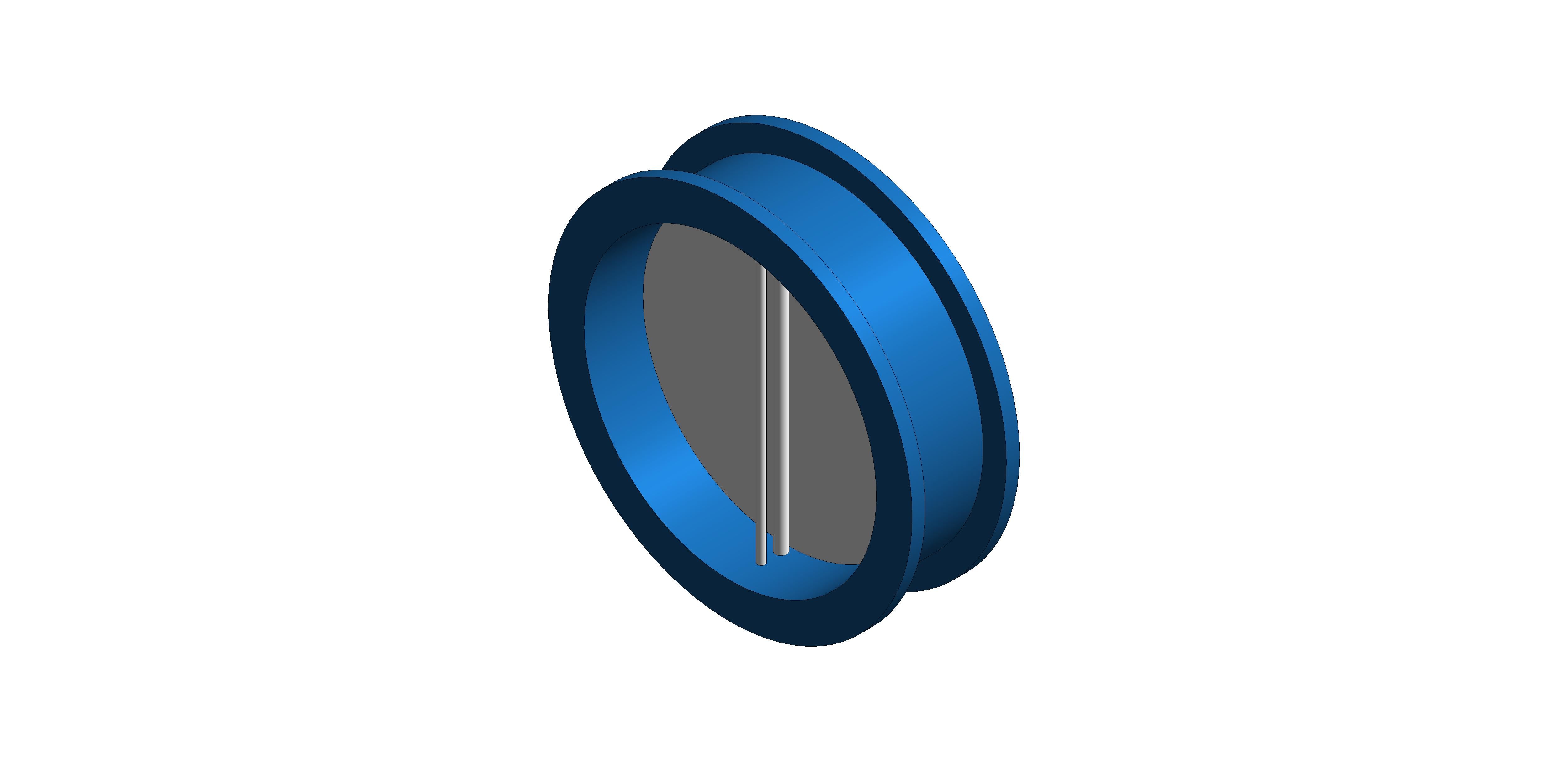 Product: CHCK403008 - Flanged  Double Door Check Valve