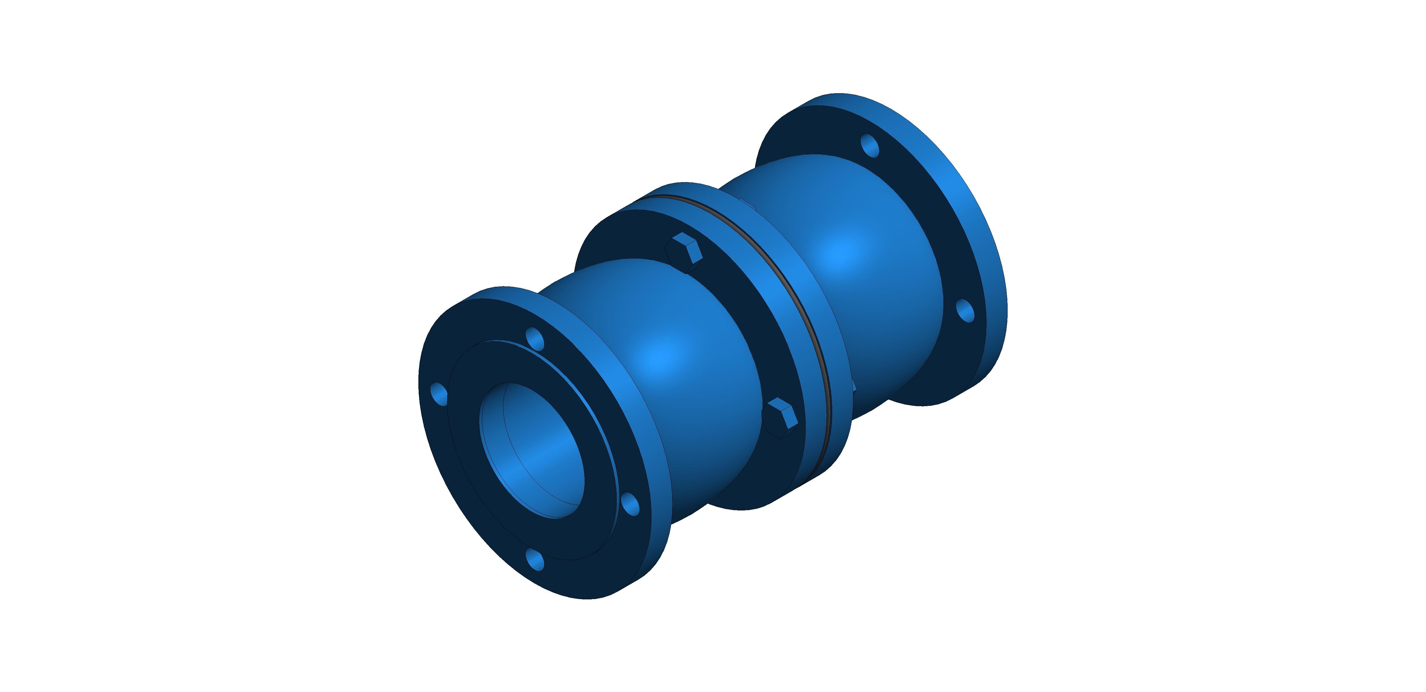 Product: FLOW303008 - Flanged  Double Check Valve