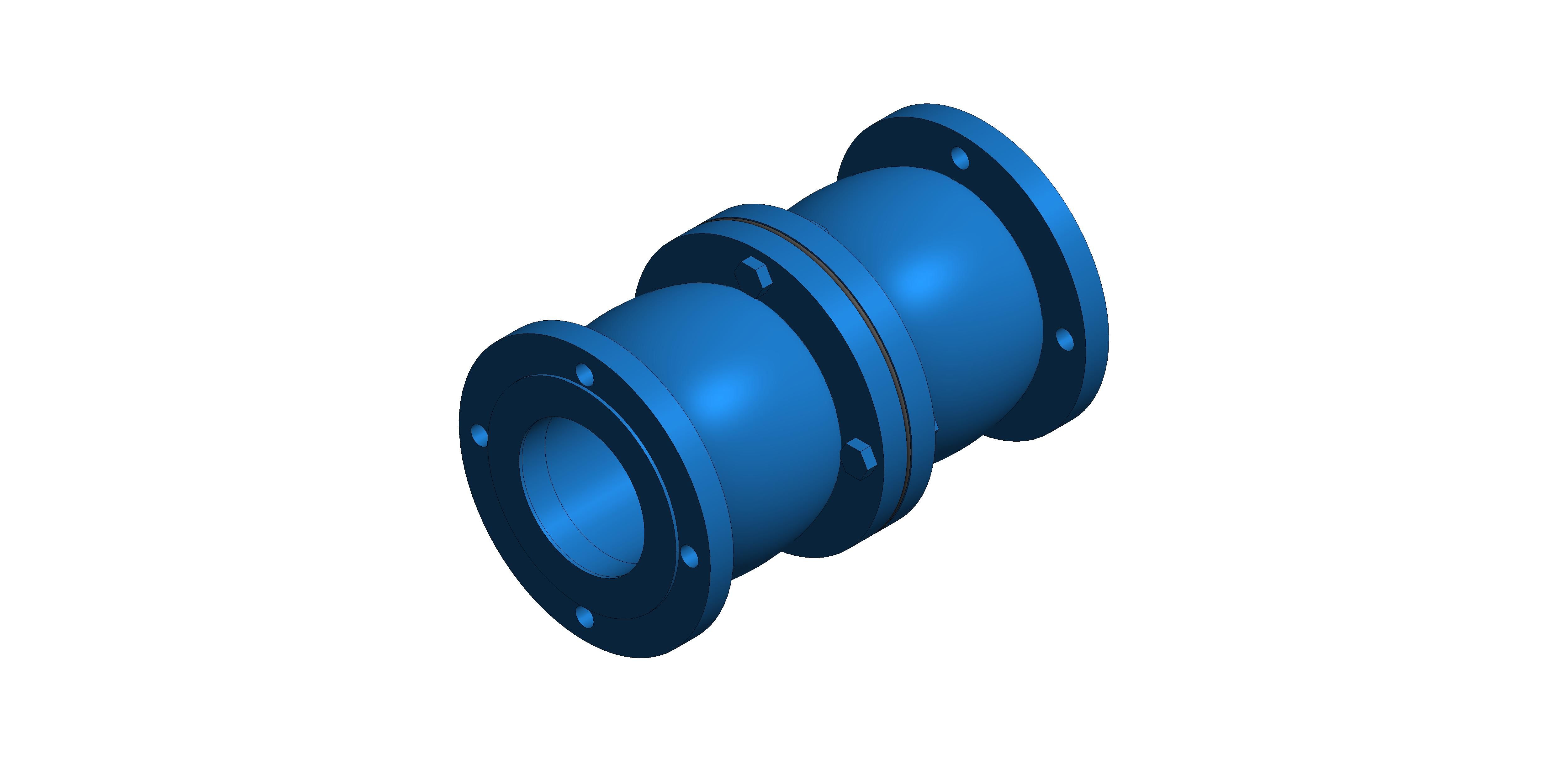 Product: FLOW303009 - Flanged  Double Check Valve