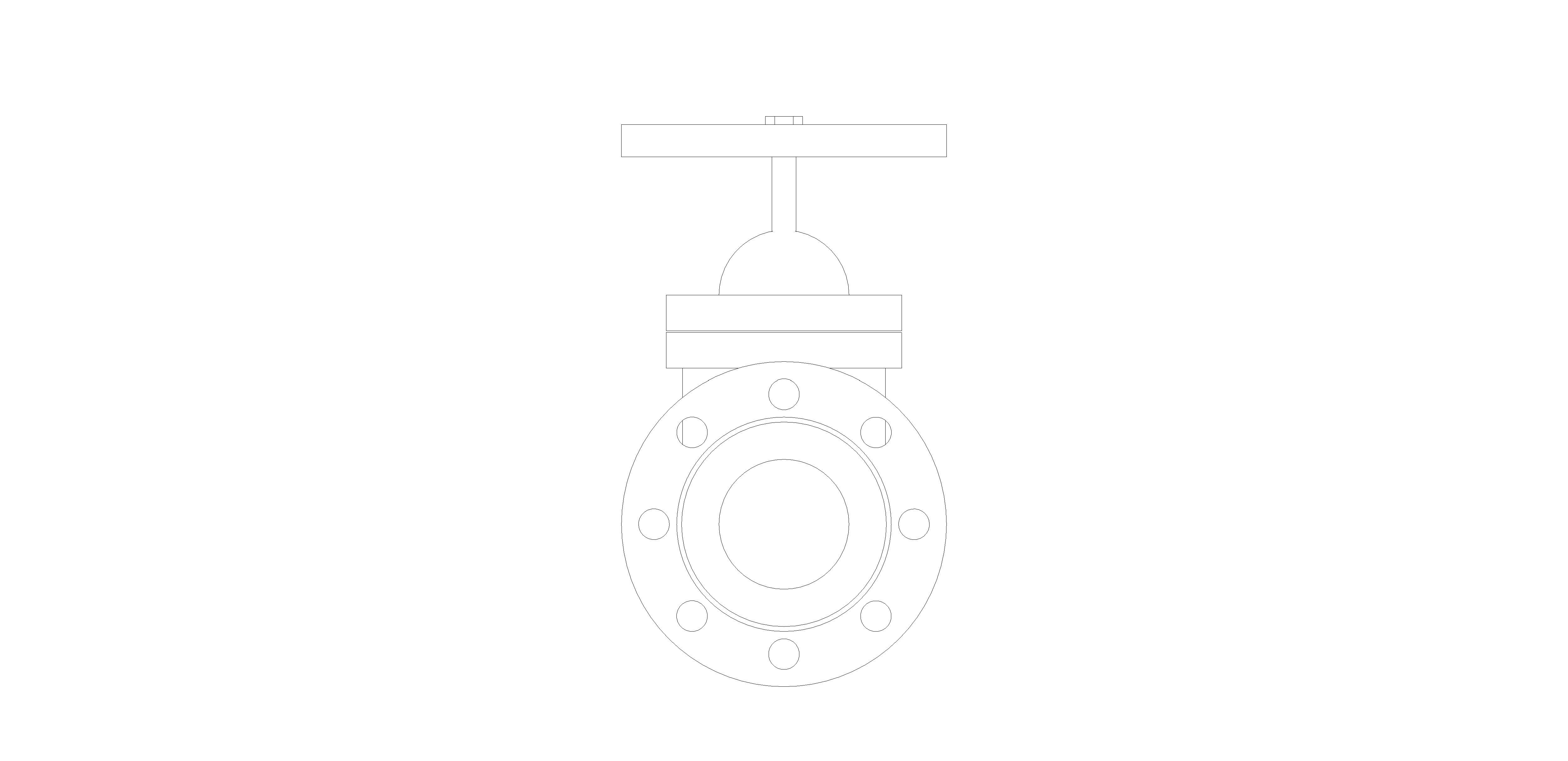 Product: GATE402002 - Flanged Gate Valve