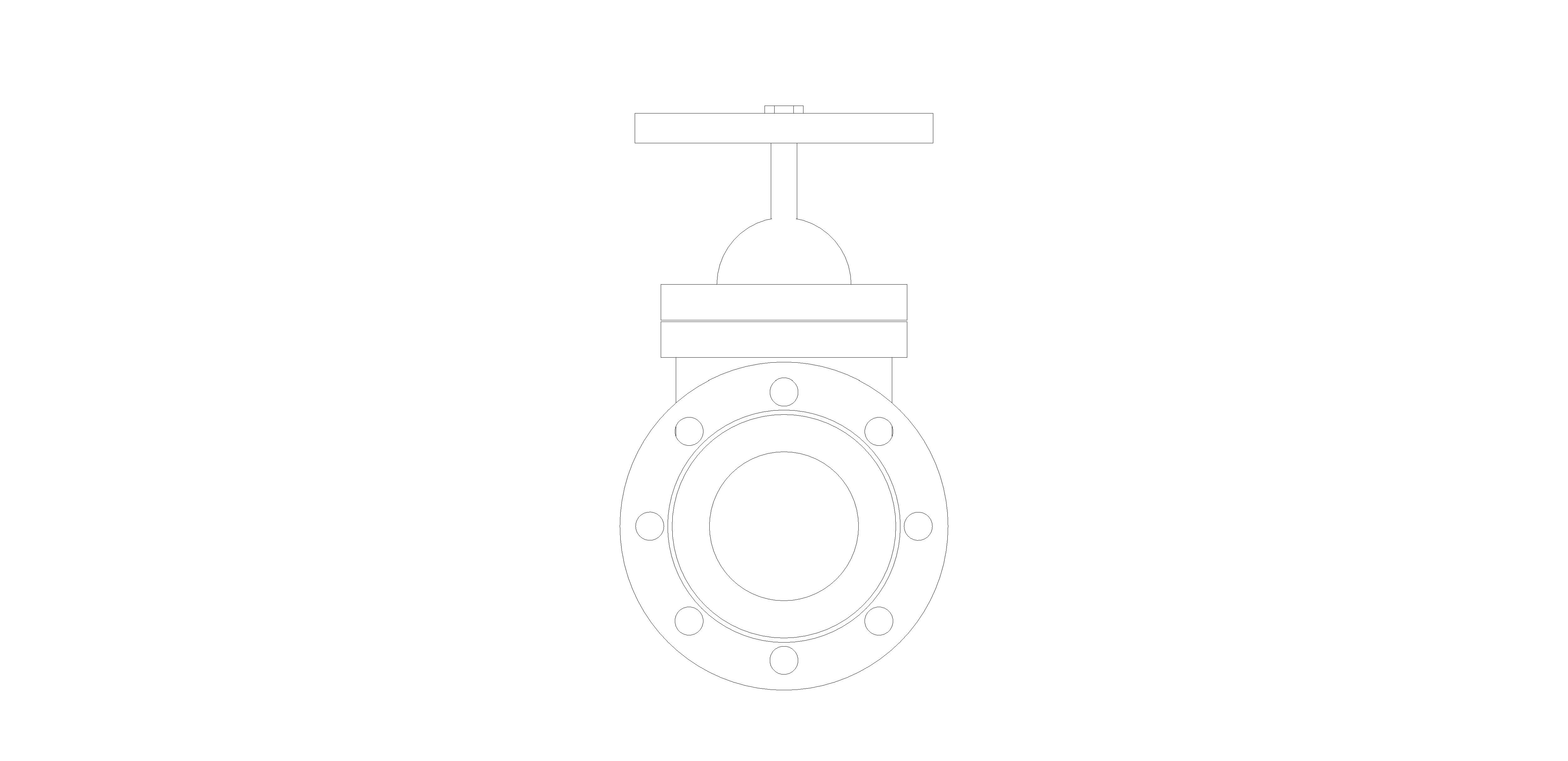 Product: GATE402003 - Flanged Gate Valve