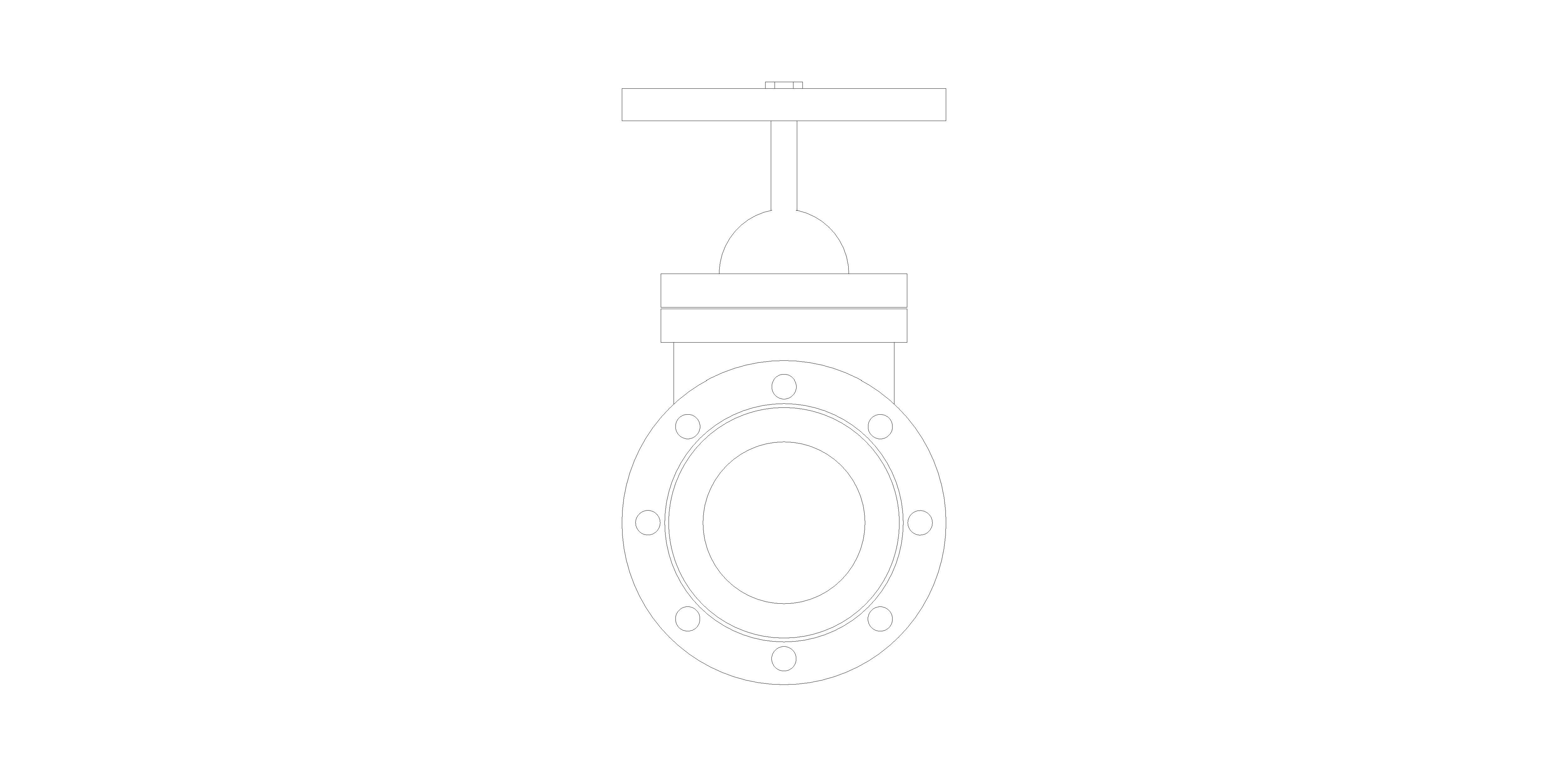 Product: GATE402004 - Flanged Gate Valve