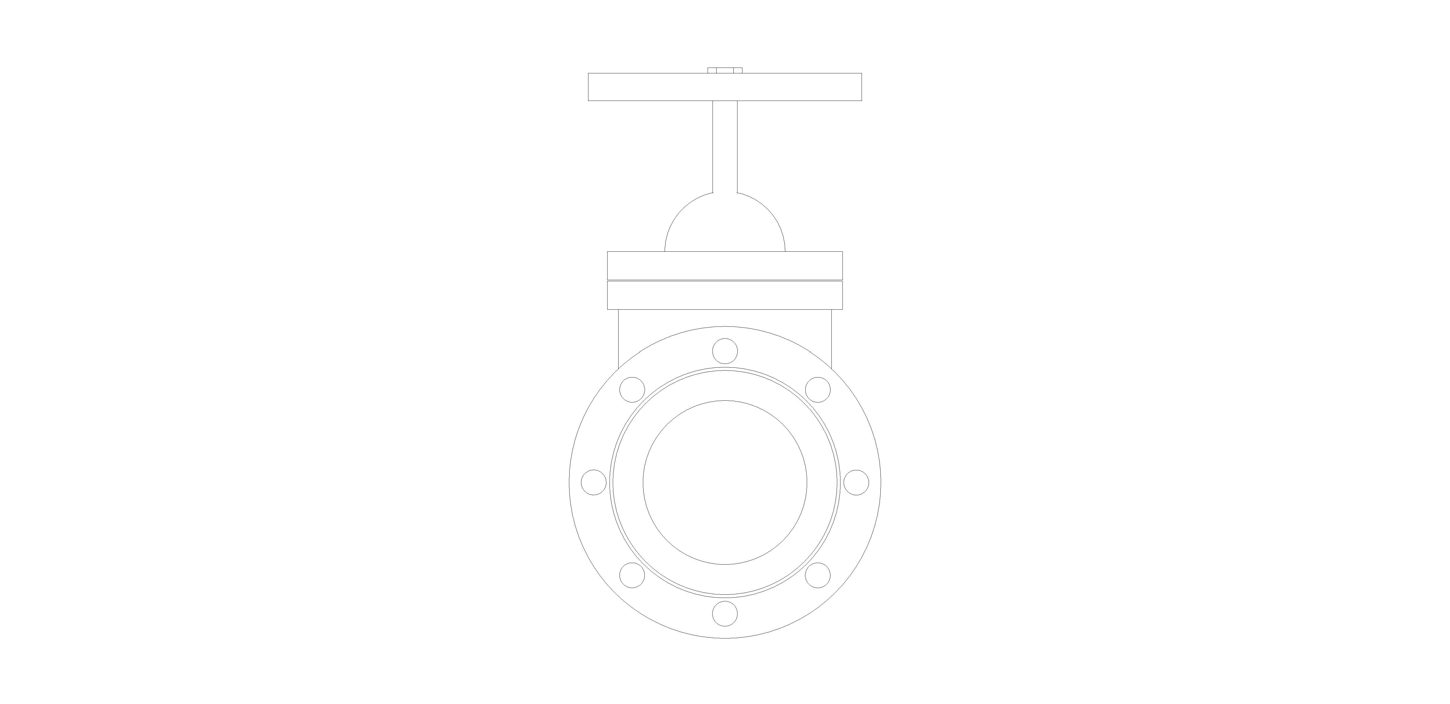 Product: GATE402005 - Flanged Gate Valve