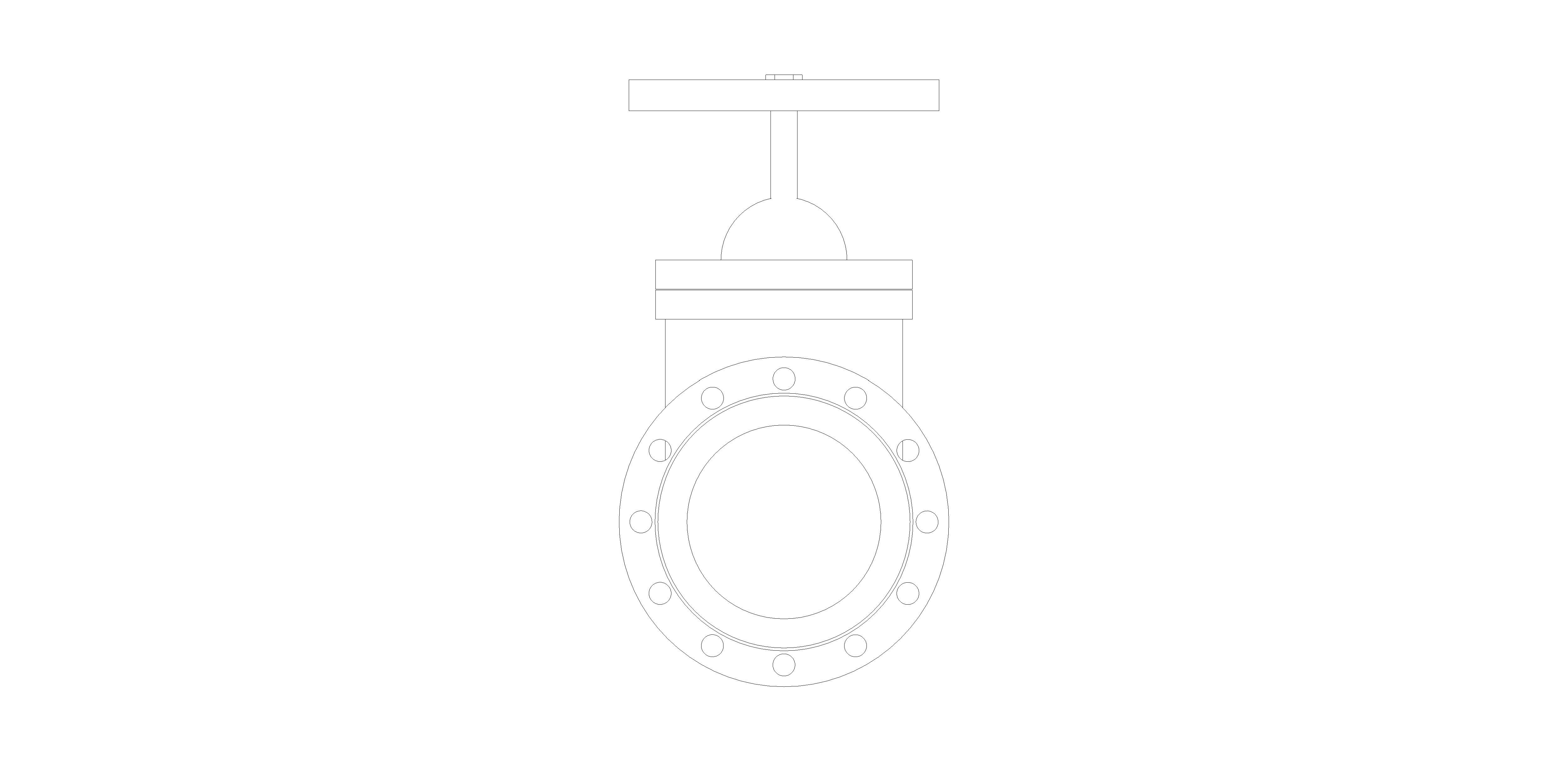 Product: GATE402006 - Flanged Gate Valve