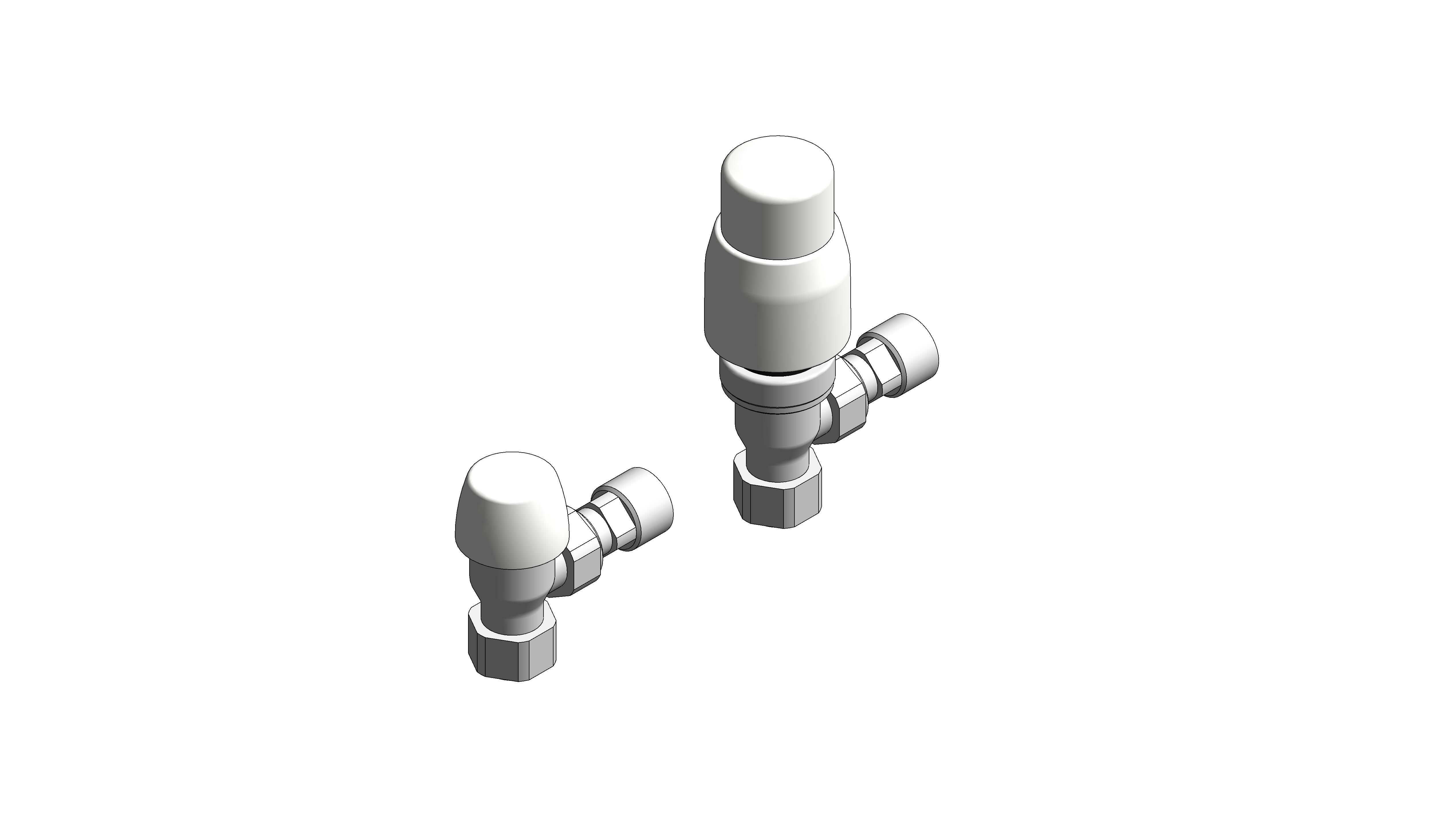 Angled Thermostatic Radiator Valve (VT200) Range