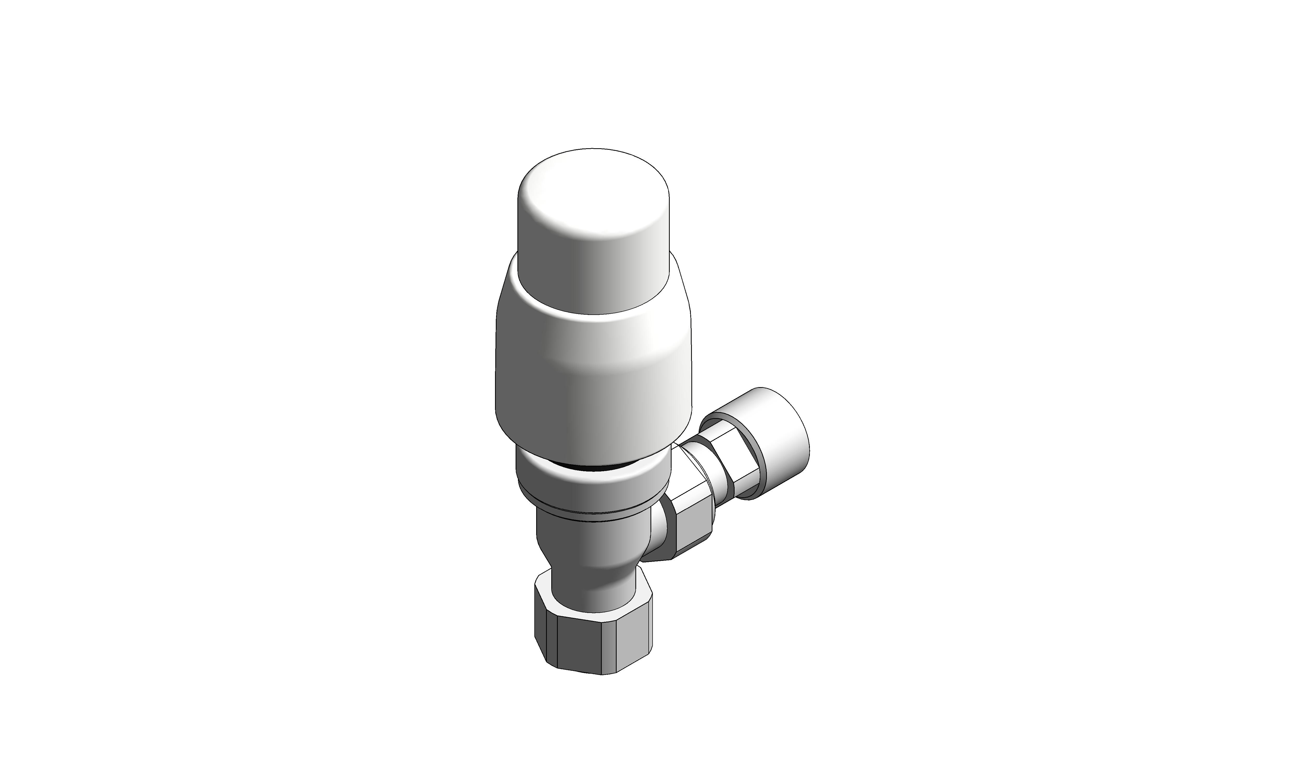 Angled Thermostatic Radiator Valve (VT200) TRV