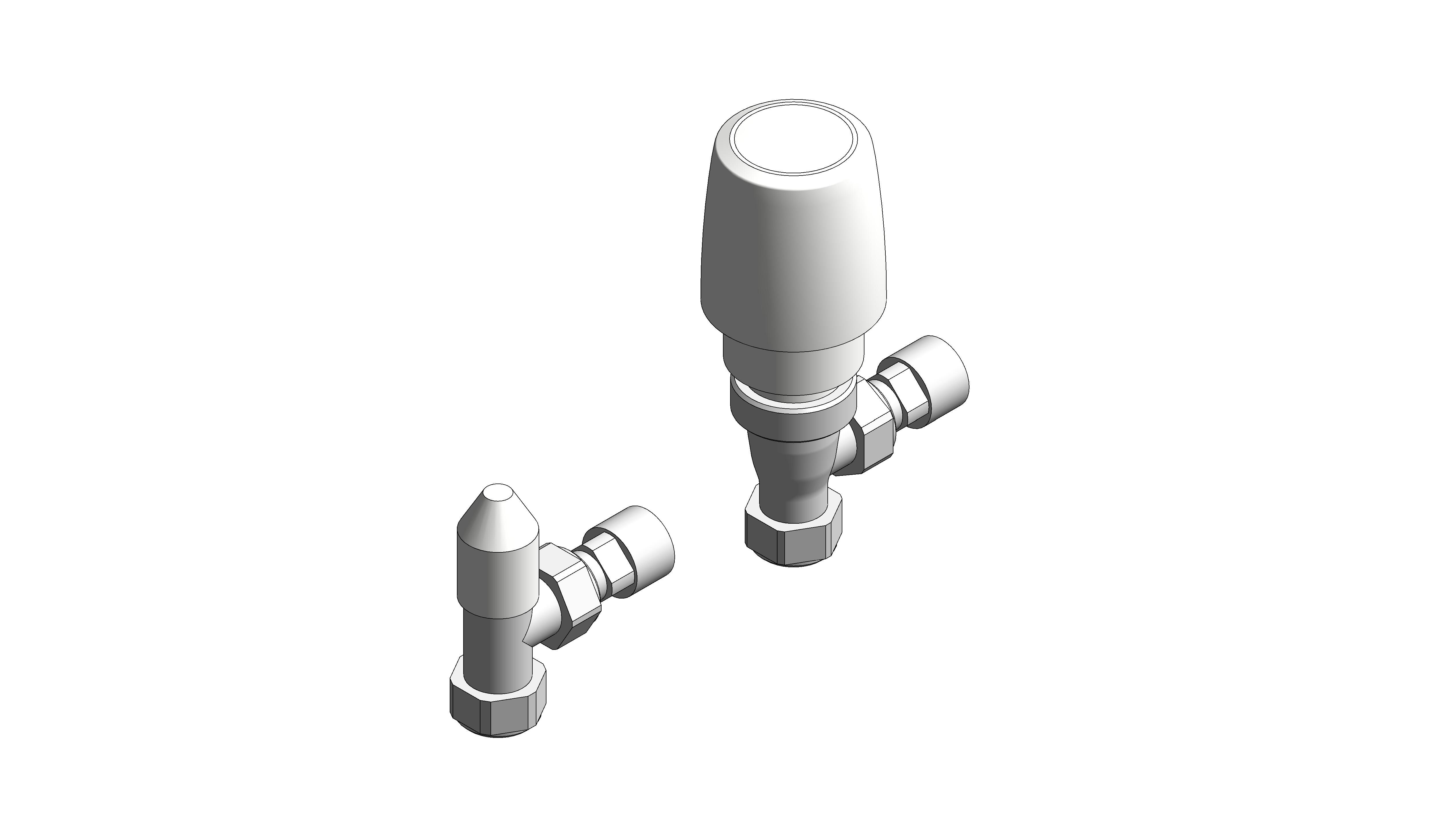 Angled Thermostatic Radiator Valve (VTL120) range