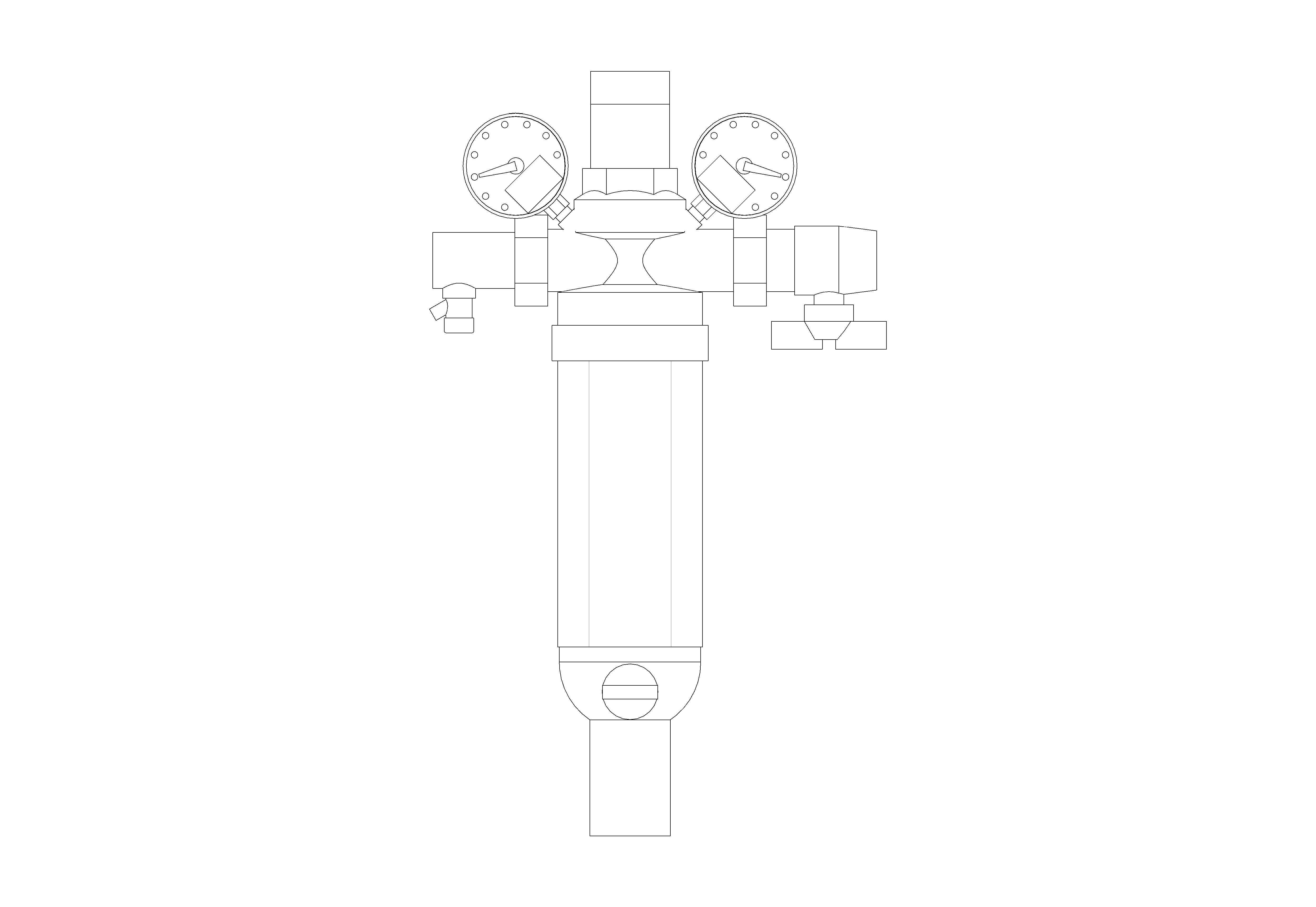 Product: Hauswasser-Station, mit Außengewindetüllen (HS10S/HS10S-ZS)