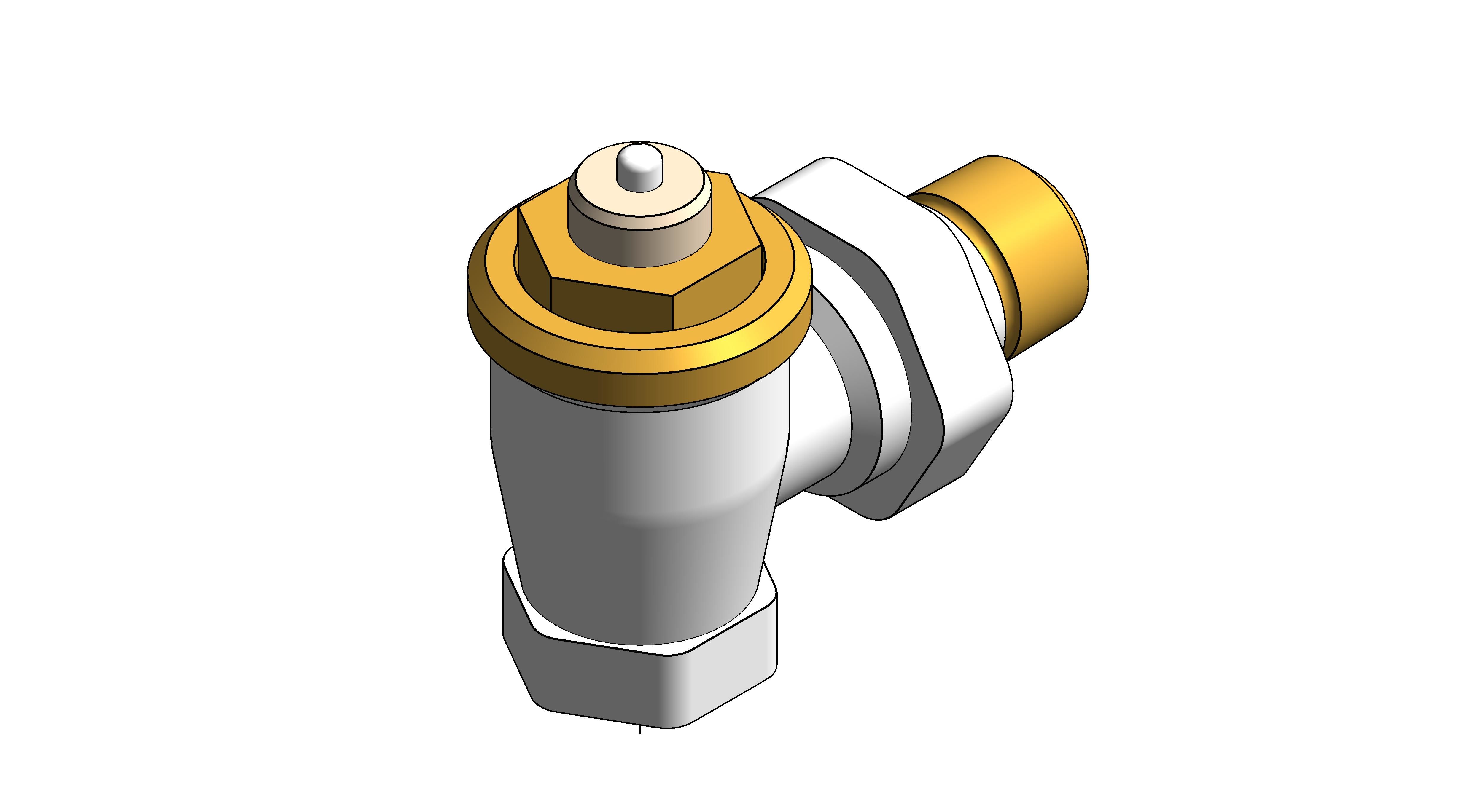 Product: Angled Thermostatic Radiator Valve (V2020E)