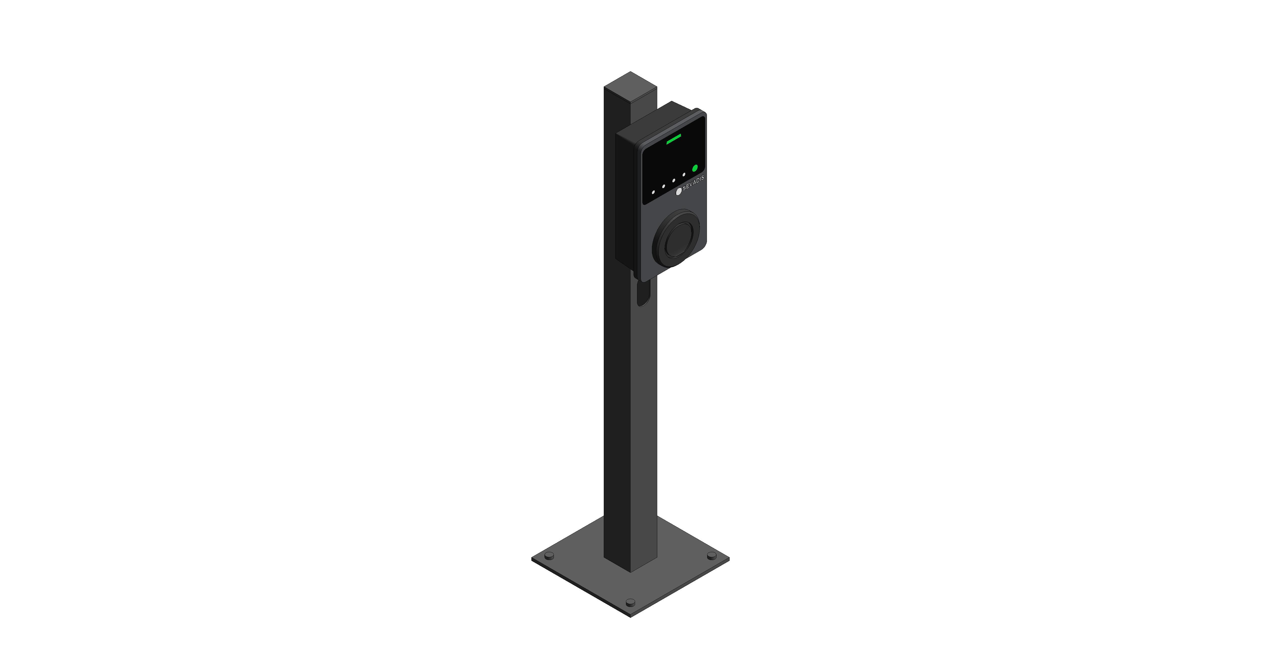 Product: MaxiCharger Universal Pedestal AC 7.4kW - Single
