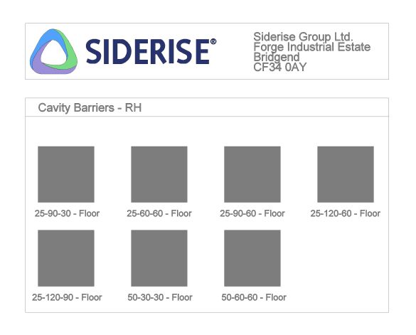 Cladding Rear Rh bimstore - Siderise - SIDERISE RH | Cavity Barriers for Ventilated ...