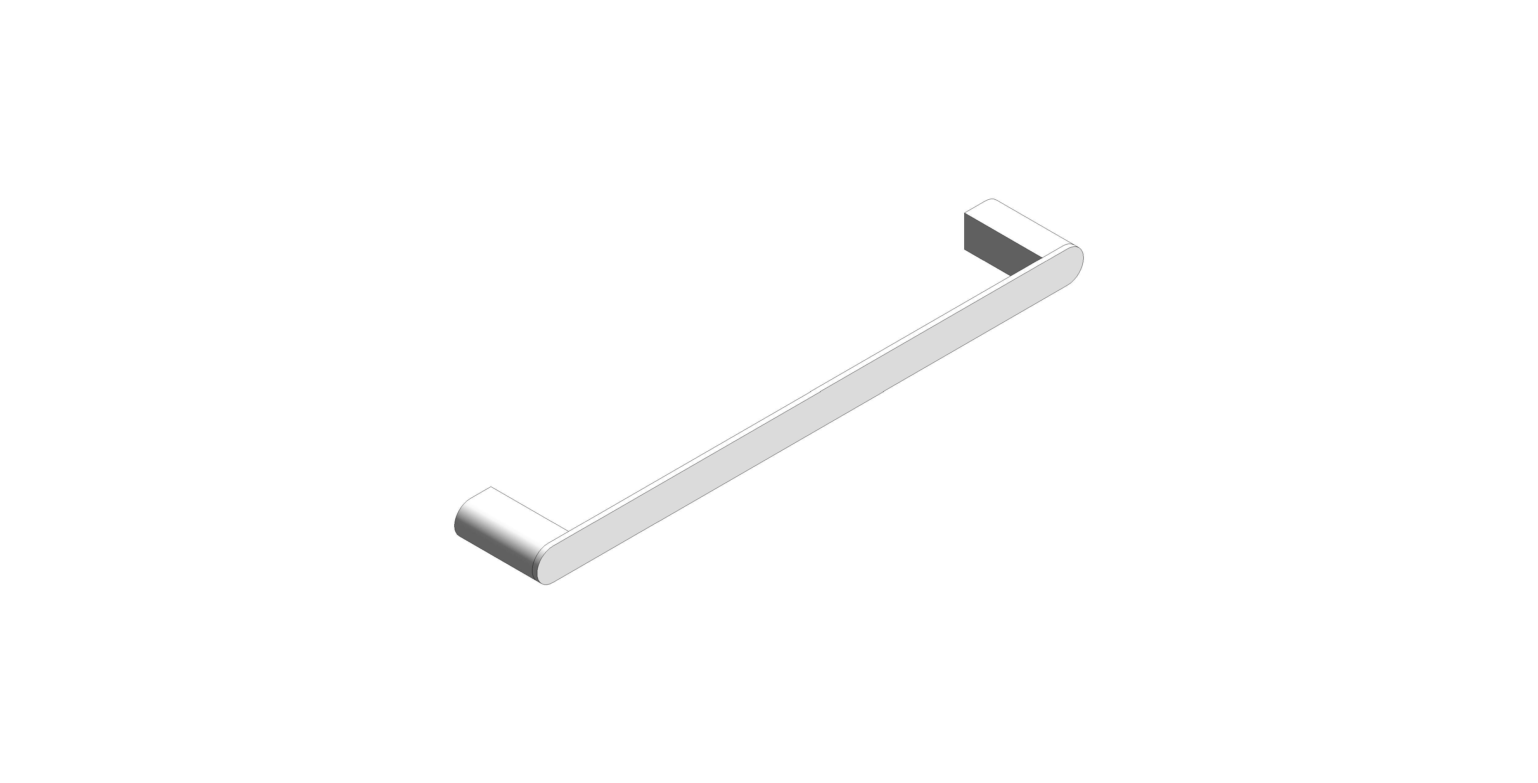 Product: ALITA 45cm Towel Rail Chrome