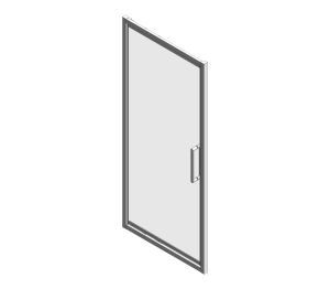 bimstore - SONAS Bathrooms - ASPECT Infold 900mm Shower Door Chrome