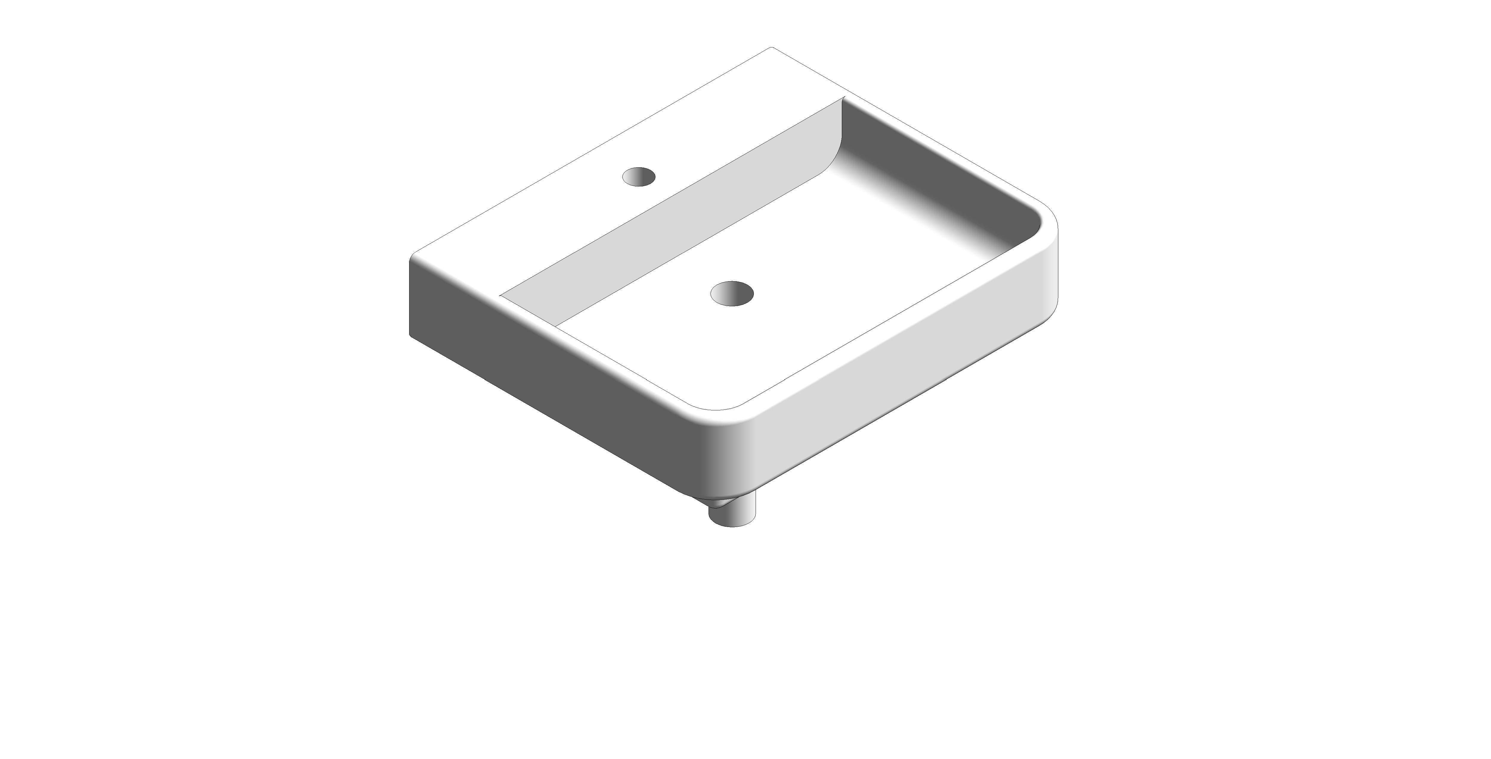 Product: HORIZON Square 55cm 1TH Wash Basin & Bottle Trap Chrome