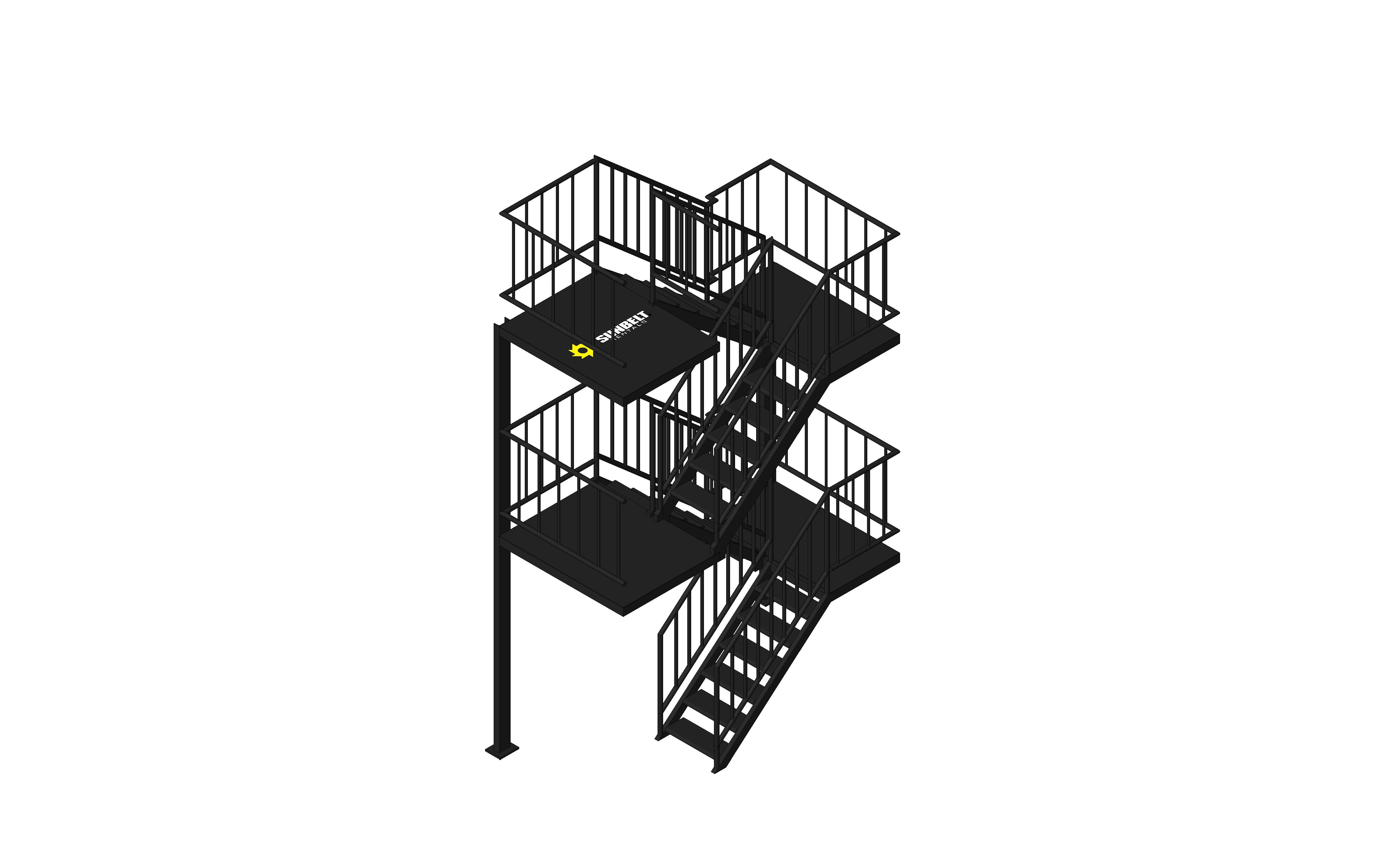 Product: Sunbelt Rentals - Temporary Stairs - 3 Storey