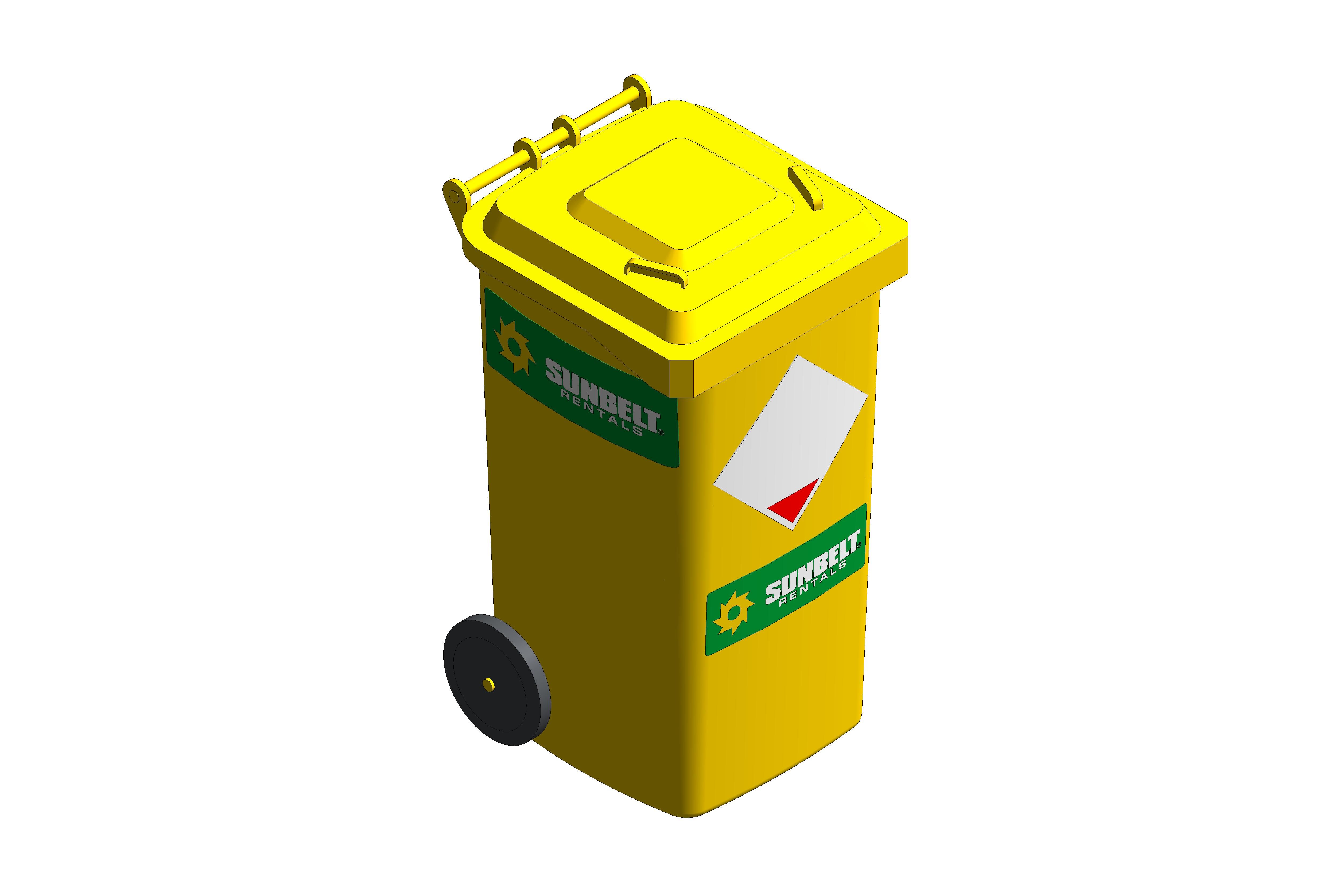 Product: Sunbelt Rentals - Spill Kit Wheeled Bin - 120 Litre