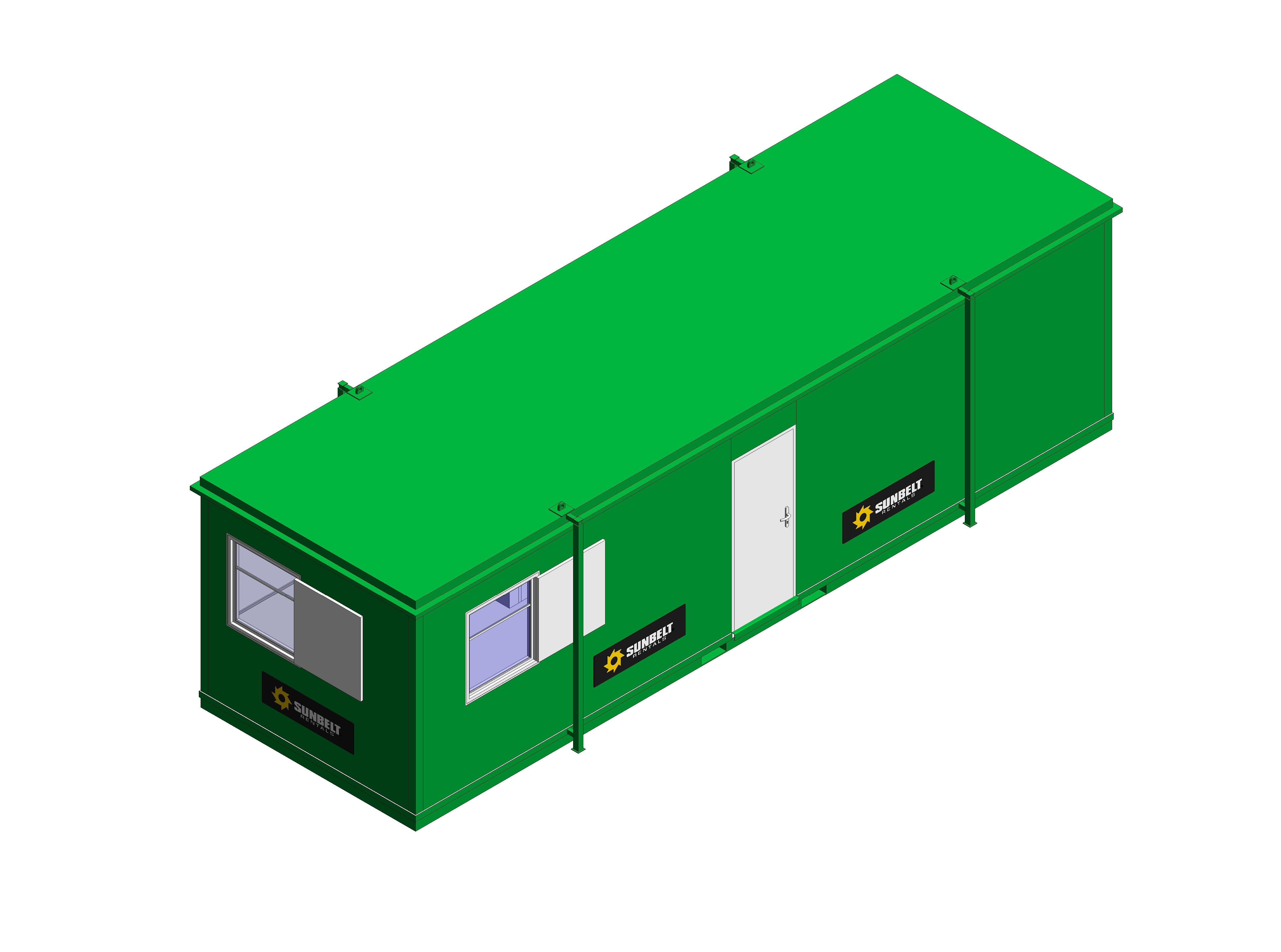 Product: Sunbelt Rentals - A Rated Cabin - Thurston Group Sureguard Eco A (Canteen 2+1 AWC)