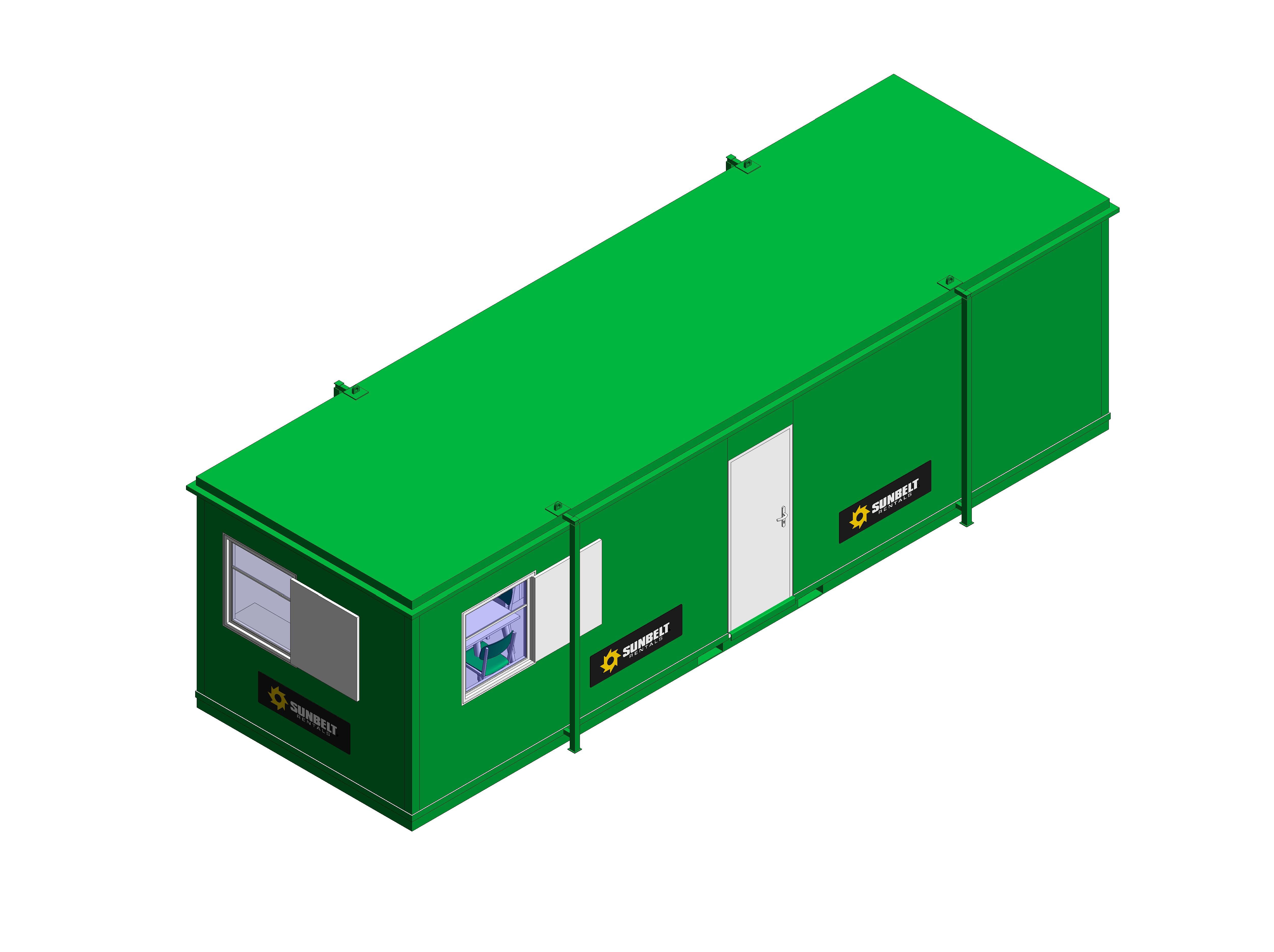 Product: Sunbelt Rentals - A Rated Cabin - Thurston Group Sureguard Eco A (Canteen 2+1 WC)