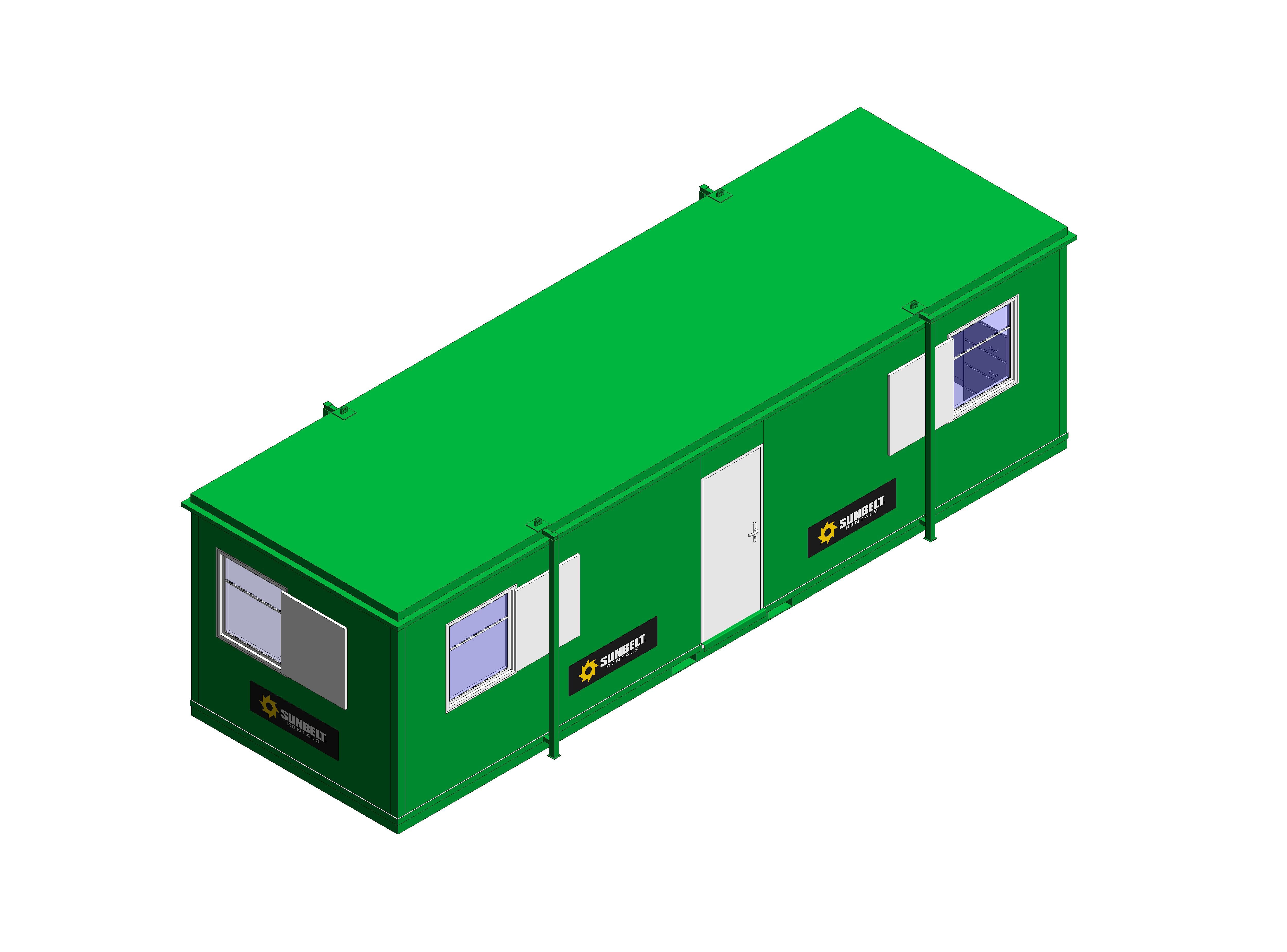 Product: Sunbelt Rentals - A Rated Cabin - Thurston Group Sureguard Eco A (Twin Office)