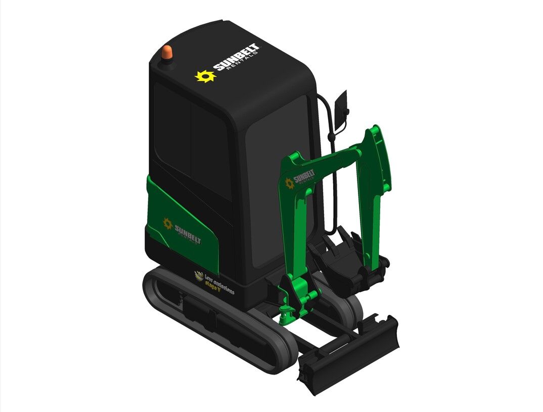 Product: Sunbelt Rentals - Mini Excavator - SANY SY18C