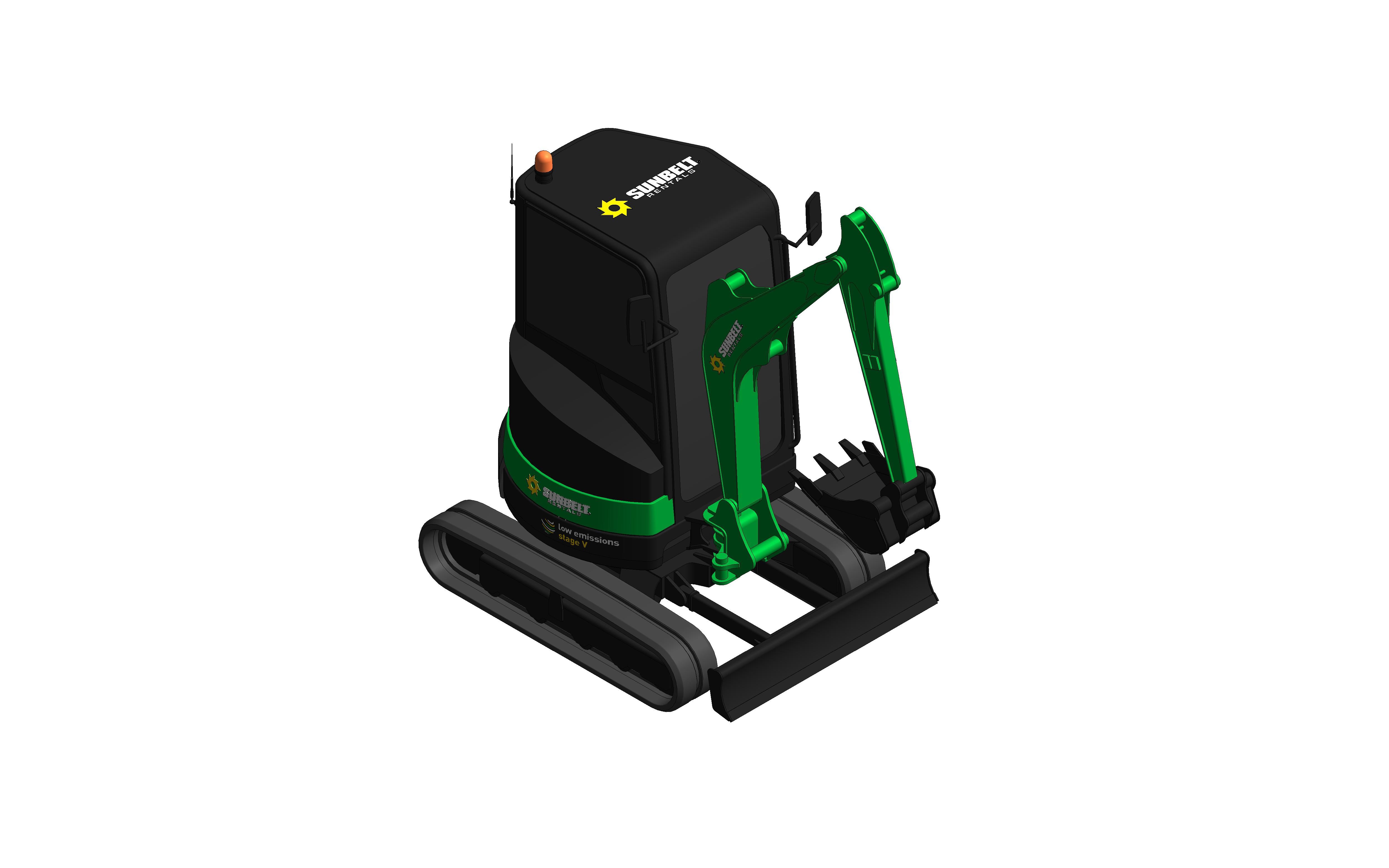 Product: Sunbelt Rentals - Mini Excavator - SANY SY26U