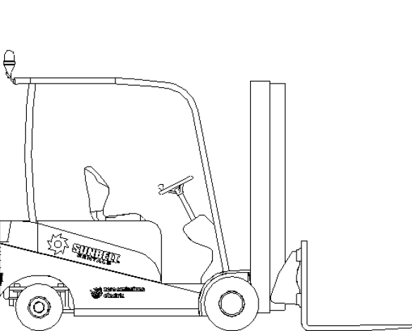 Product: Sunbelt Rentals - Lift Truck - Manitou ME 425C
