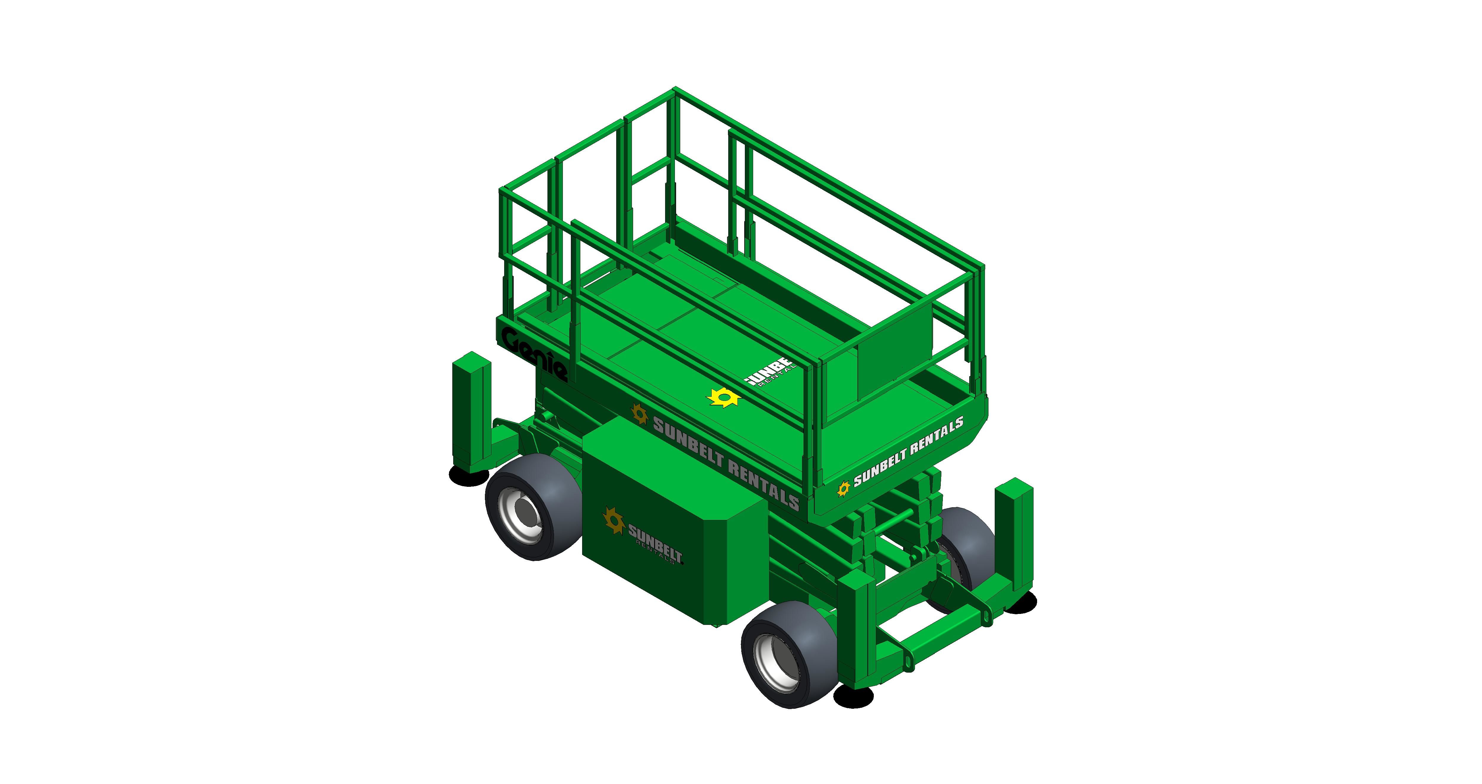 Product: Diesel Powered Scissor Lifts - GS3369 RT