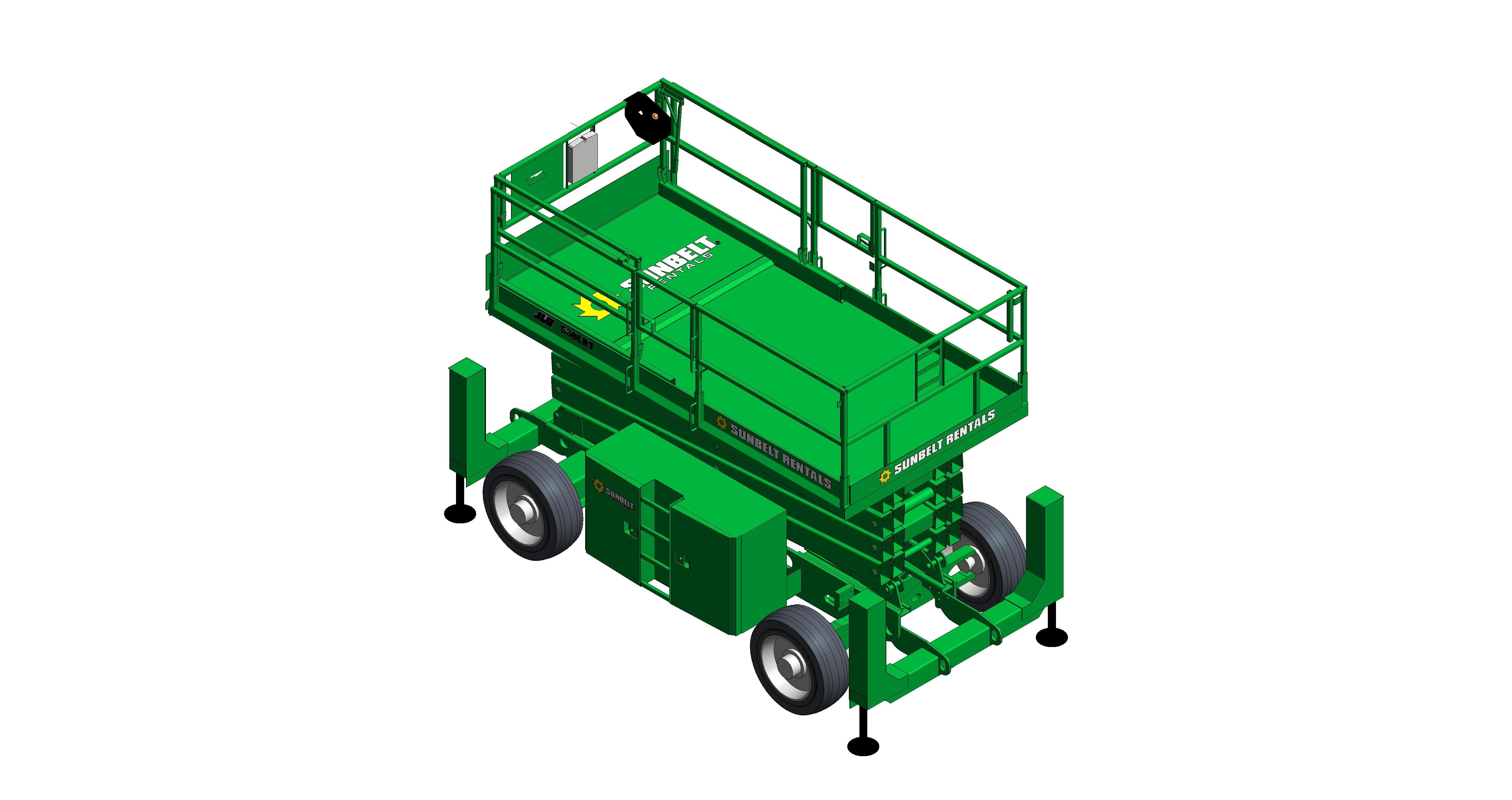 Product: Diesel Powered Scissor Lifts - 530L RT