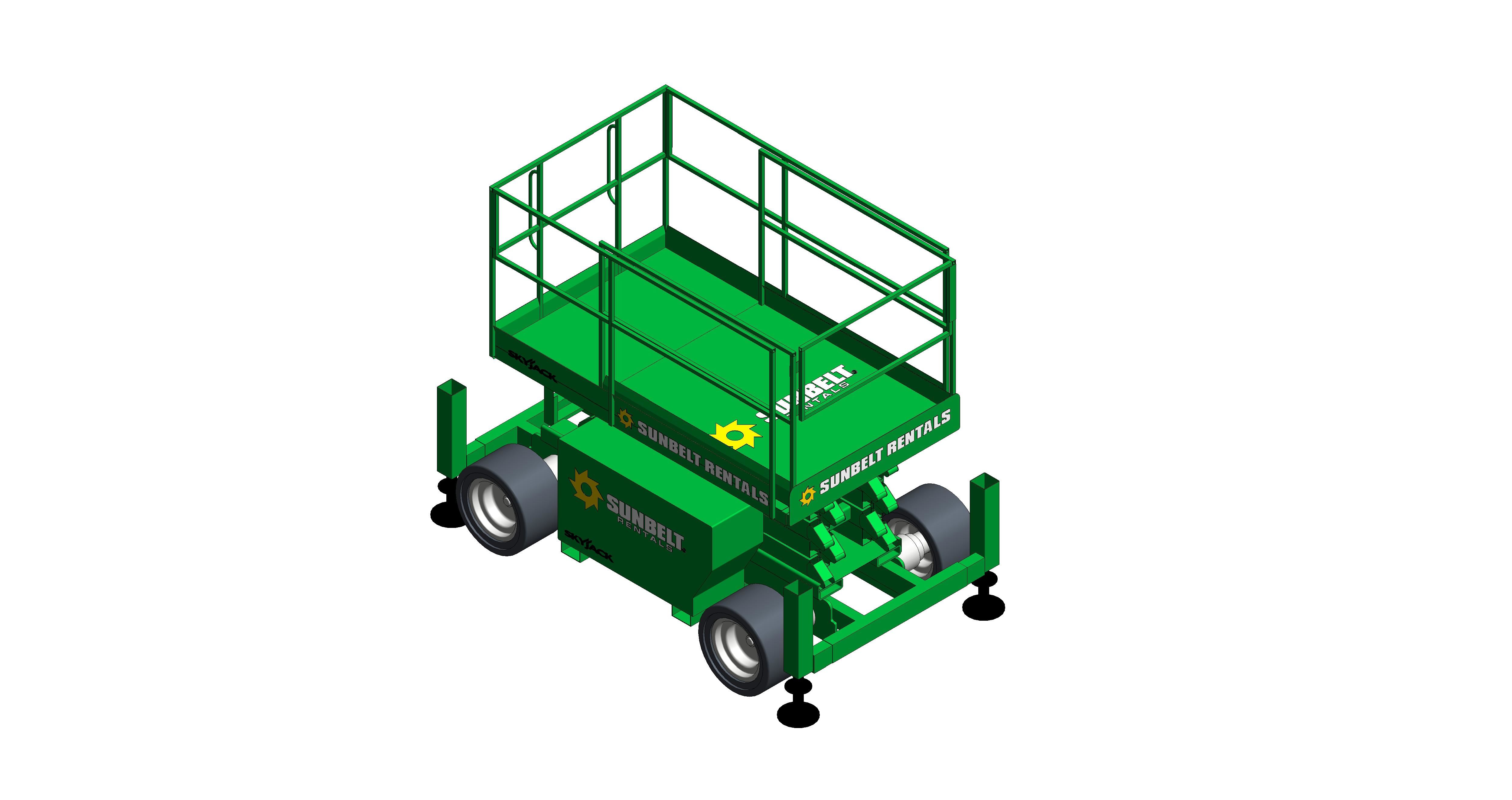 Product: Diesel Powered Scissor Lifts - SJ6832 RT