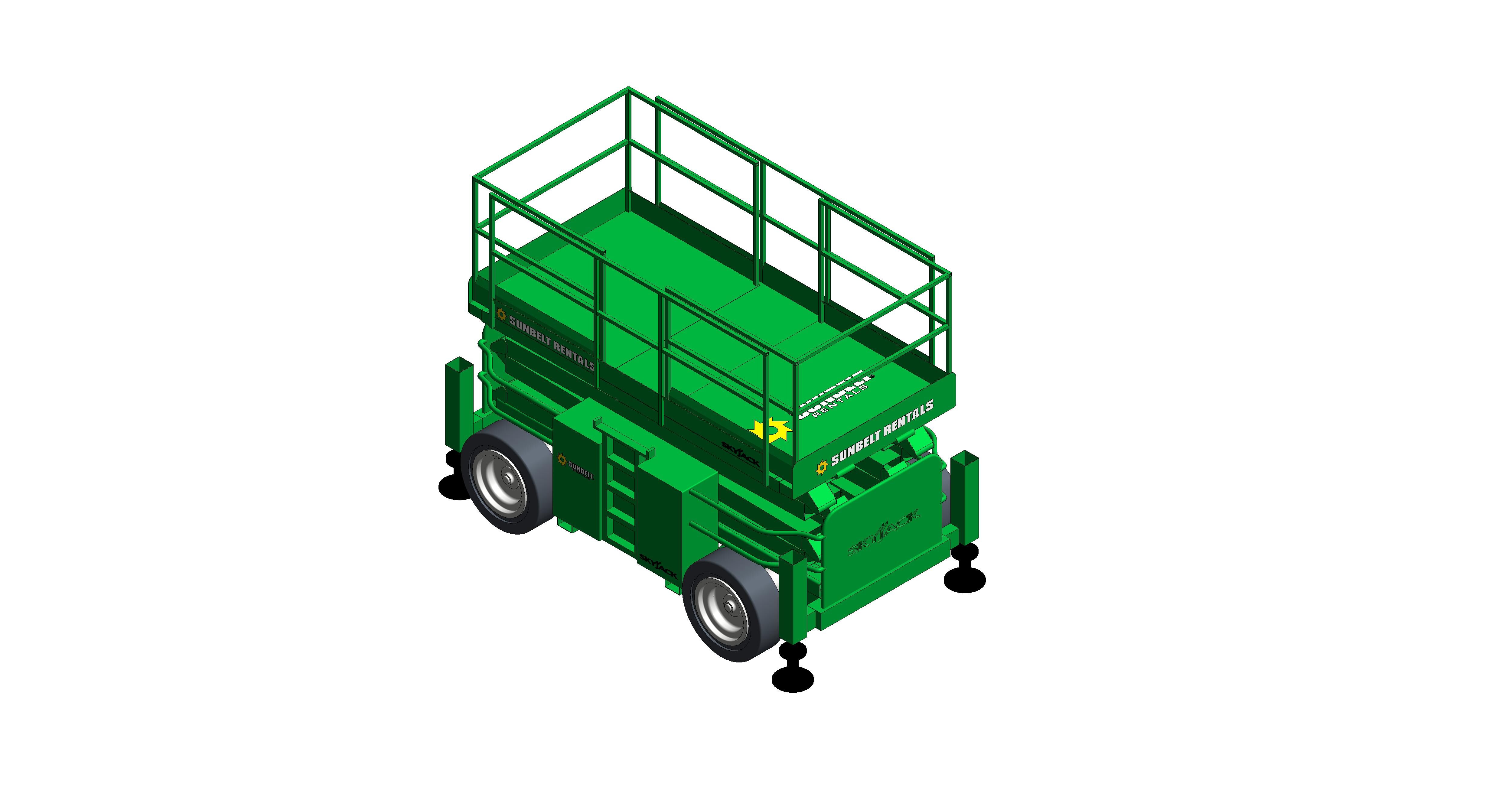 Product: Diesel Powered Scissor Lifts - SJ8831 / SJ8841 RT