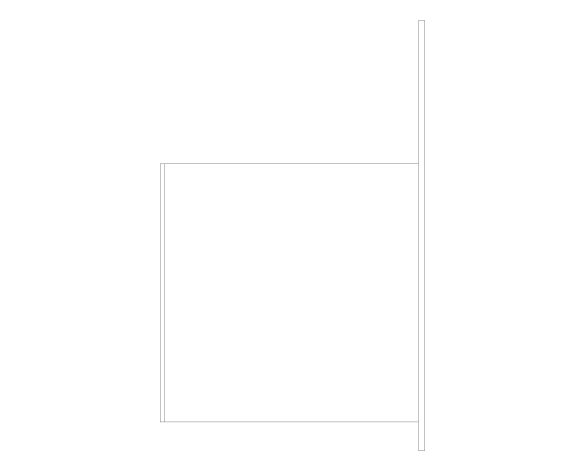 Image of Urinal / Privacy Screen – Post Supported