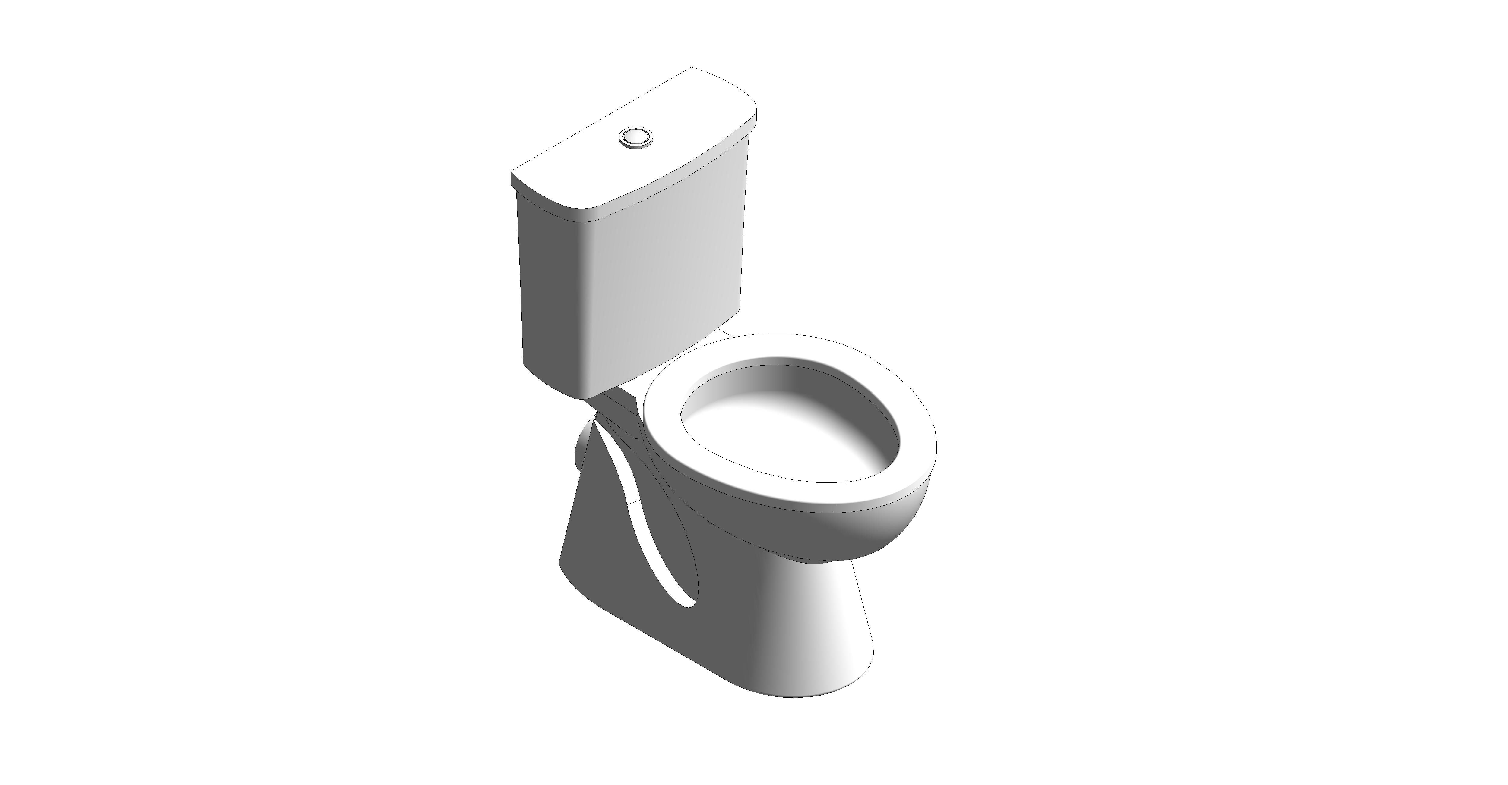 bimstore 3D image of the Close Coupled WC Pack from Trade Washrooms