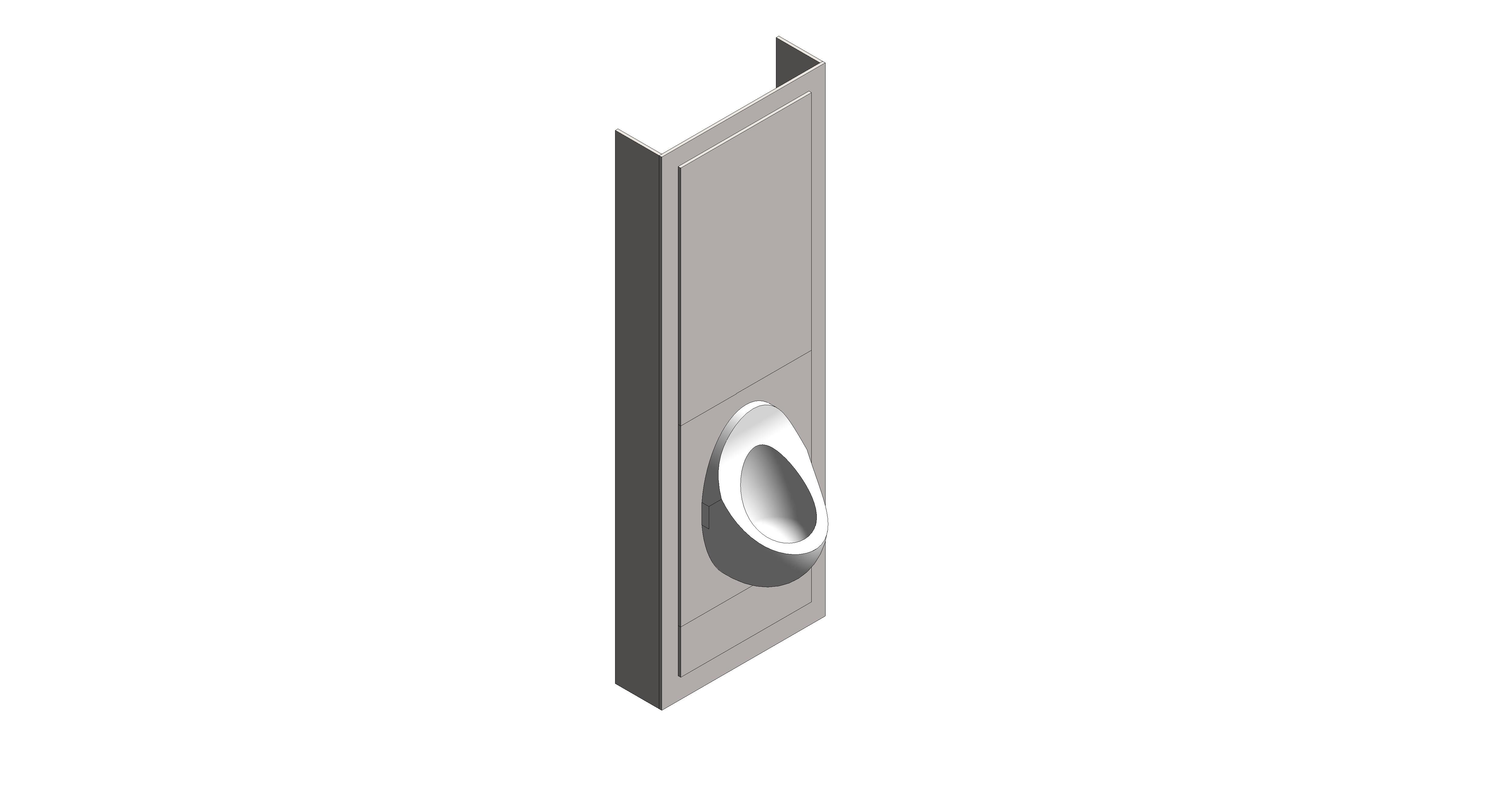 Product: Concealed Trap Urinal Set