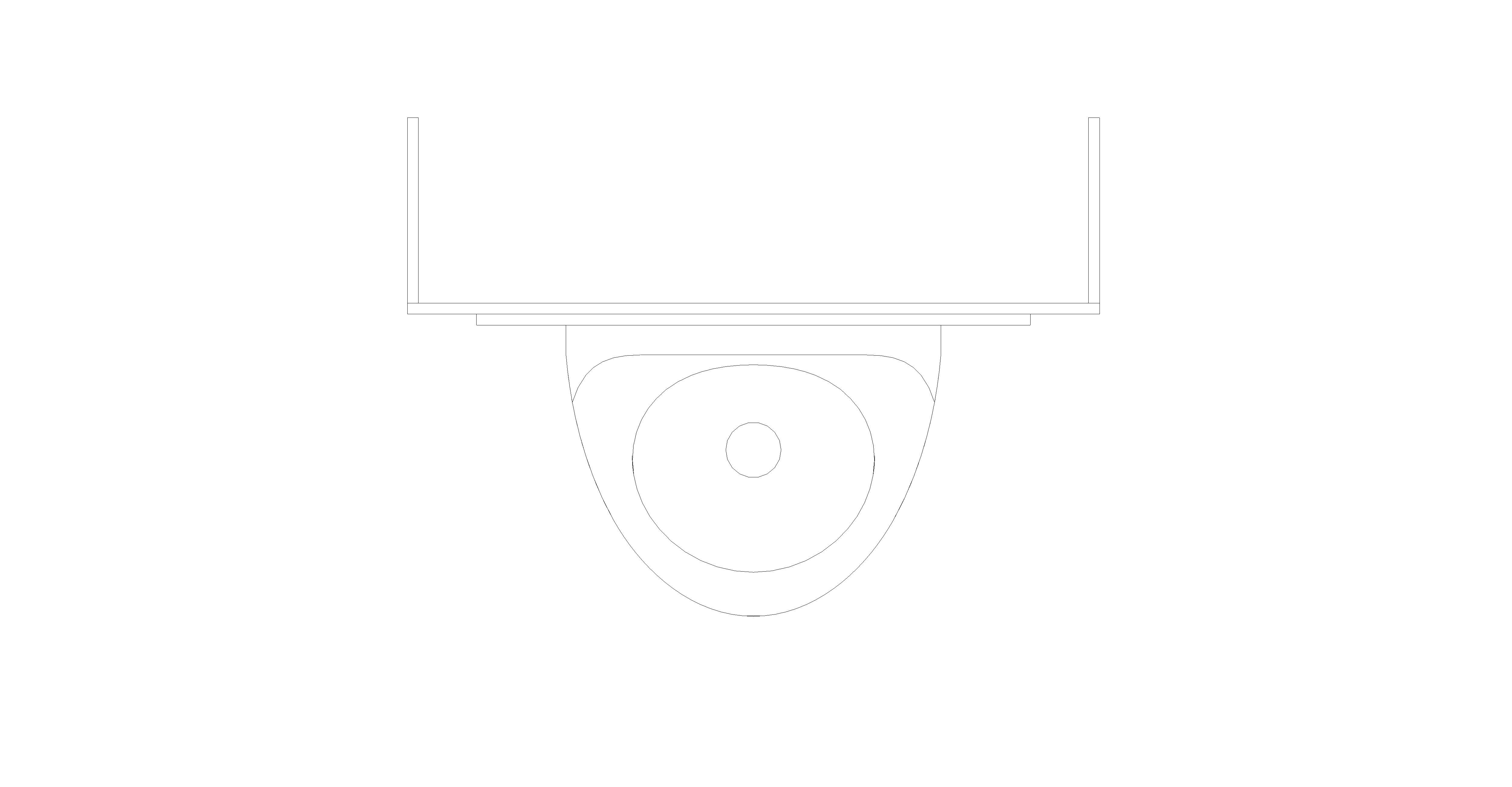 bimstore plan image of the 1 x Concealed Trap Urinal Set from Trade Washrooms