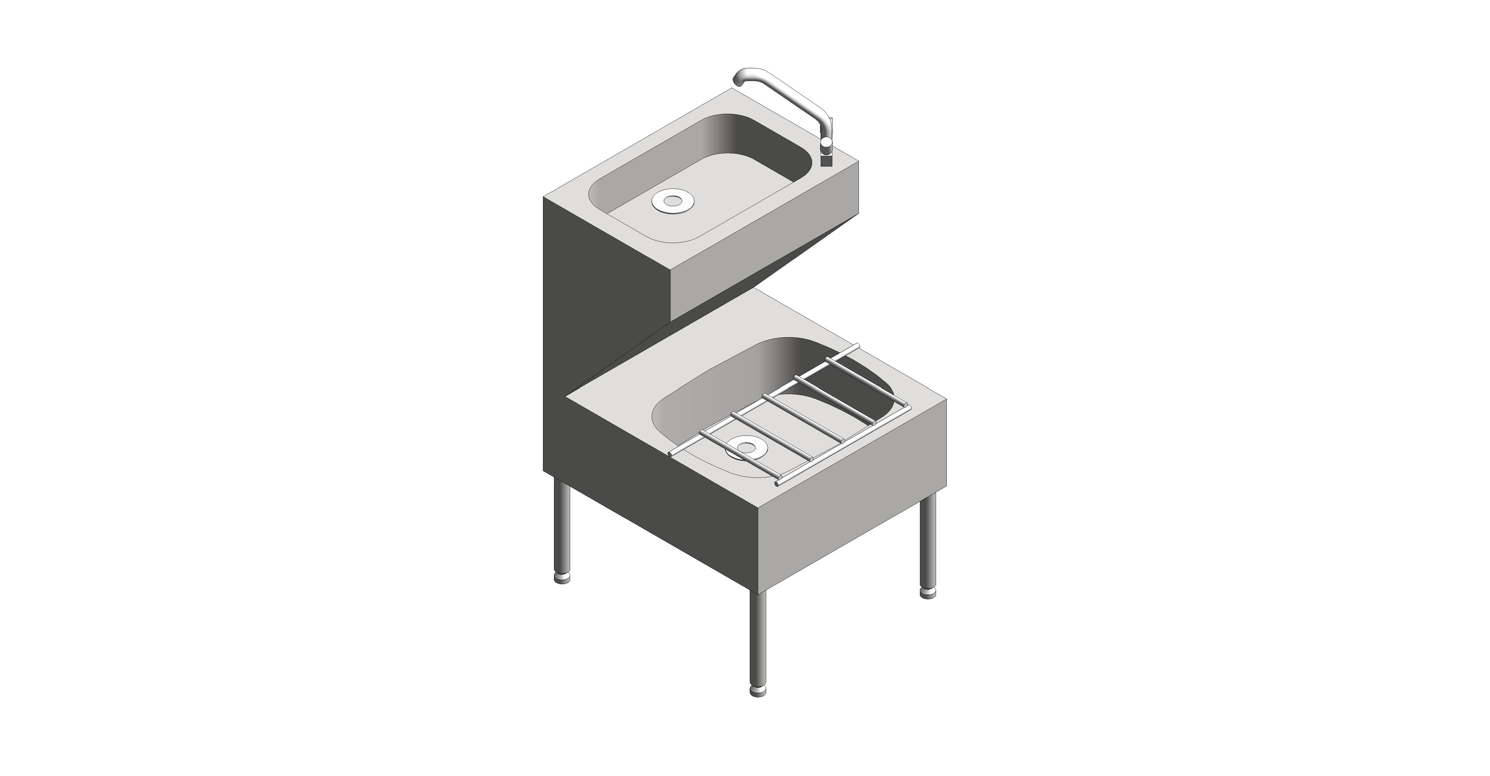 bimstore 3D image of the Janitorial Unit And Swivel Mixer Tap from Trade Washrooms