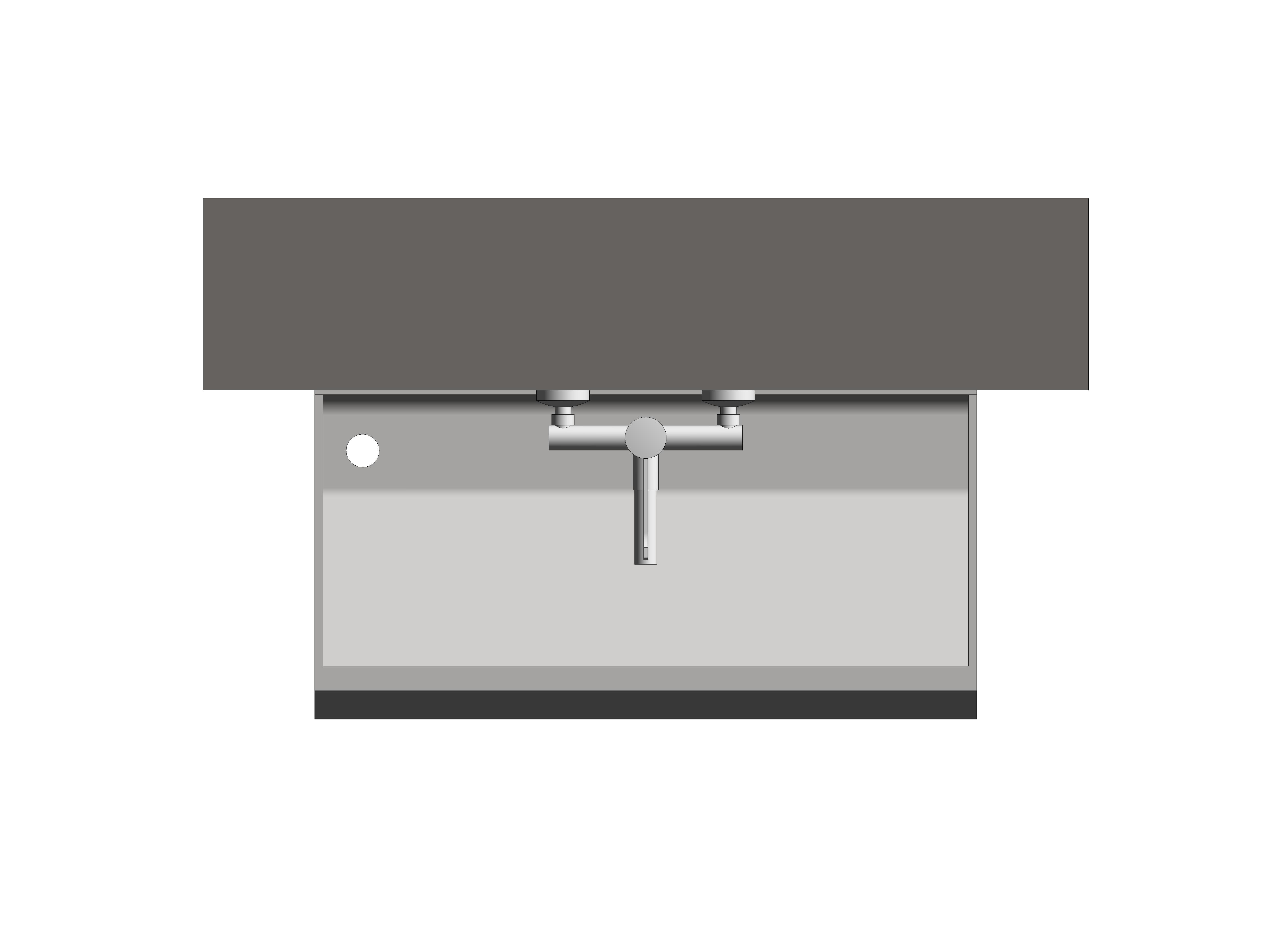 Product: Scrub-Up Trough Half-Height IPS Panel Assembly [HBN SU]