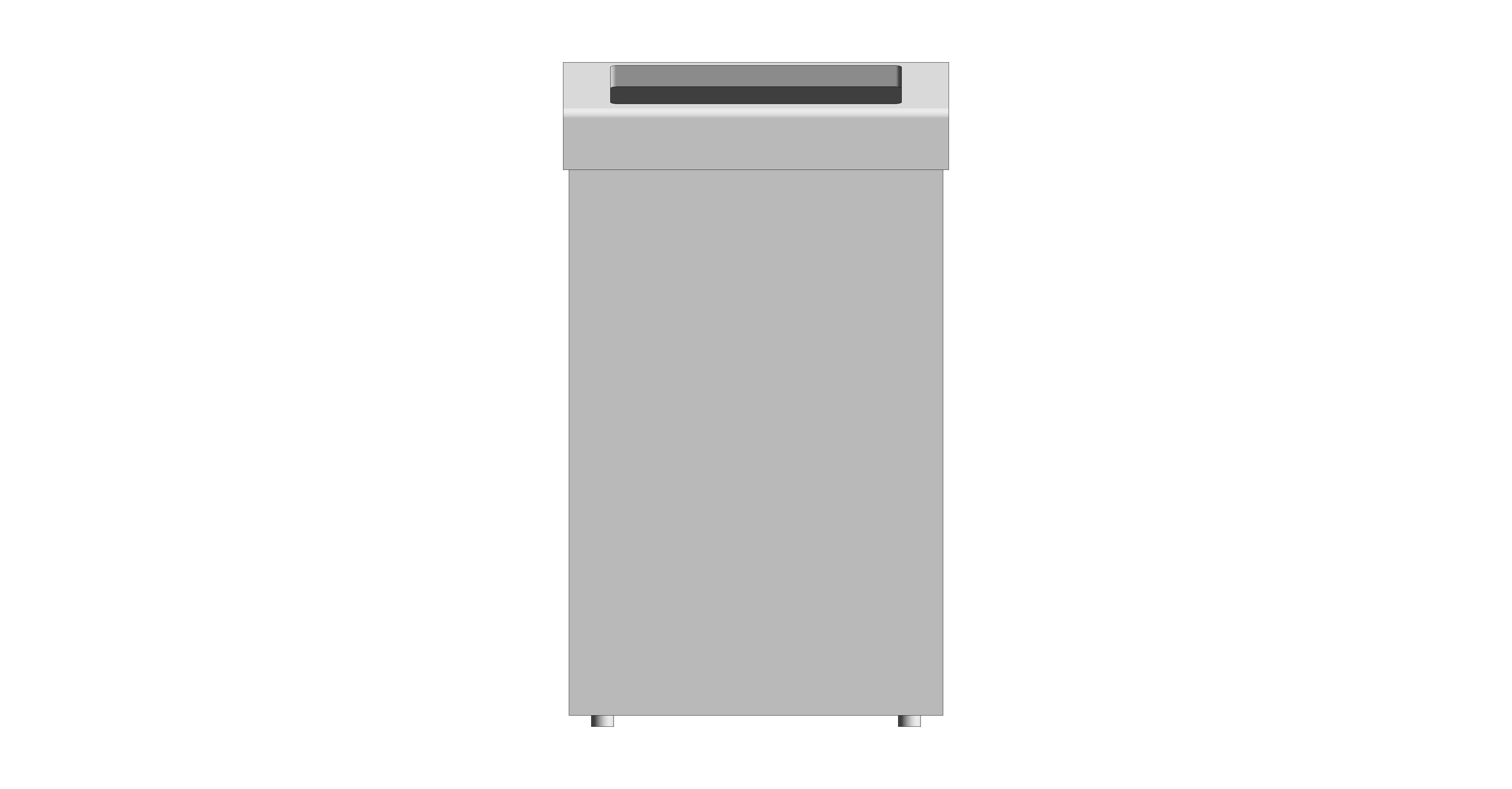 bimstore front image of the Stainless Steel 30-Litre Waste Bin Chute Lid from Trade Washrooms