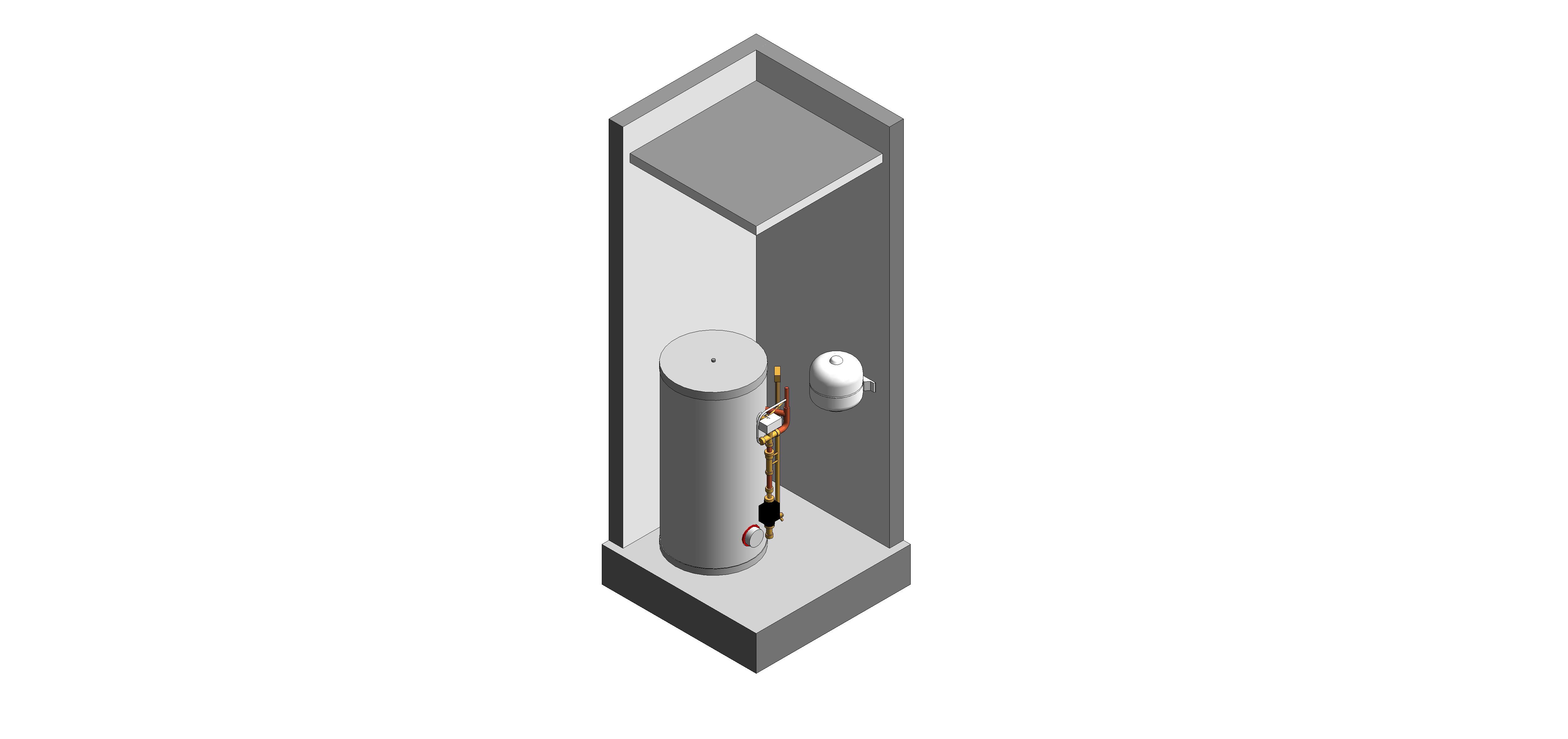 Product: 1 Bed - Cylinder cupboard - (HP PP Cyl Only)