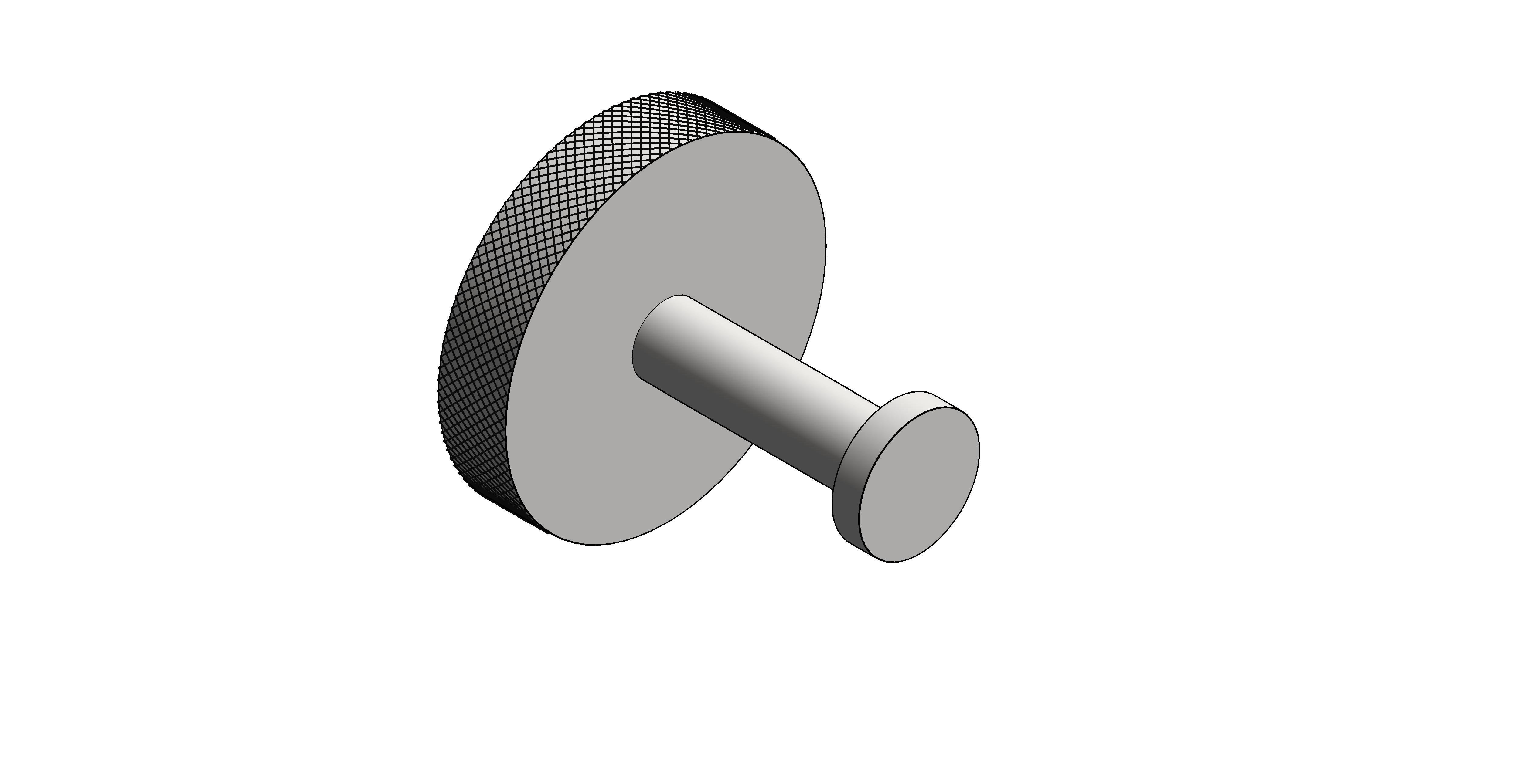 Product: KNURLED ACCENTS Robe Hook, finished in a brushed nickel with knurled accents (IND-SPA186-BRNK)