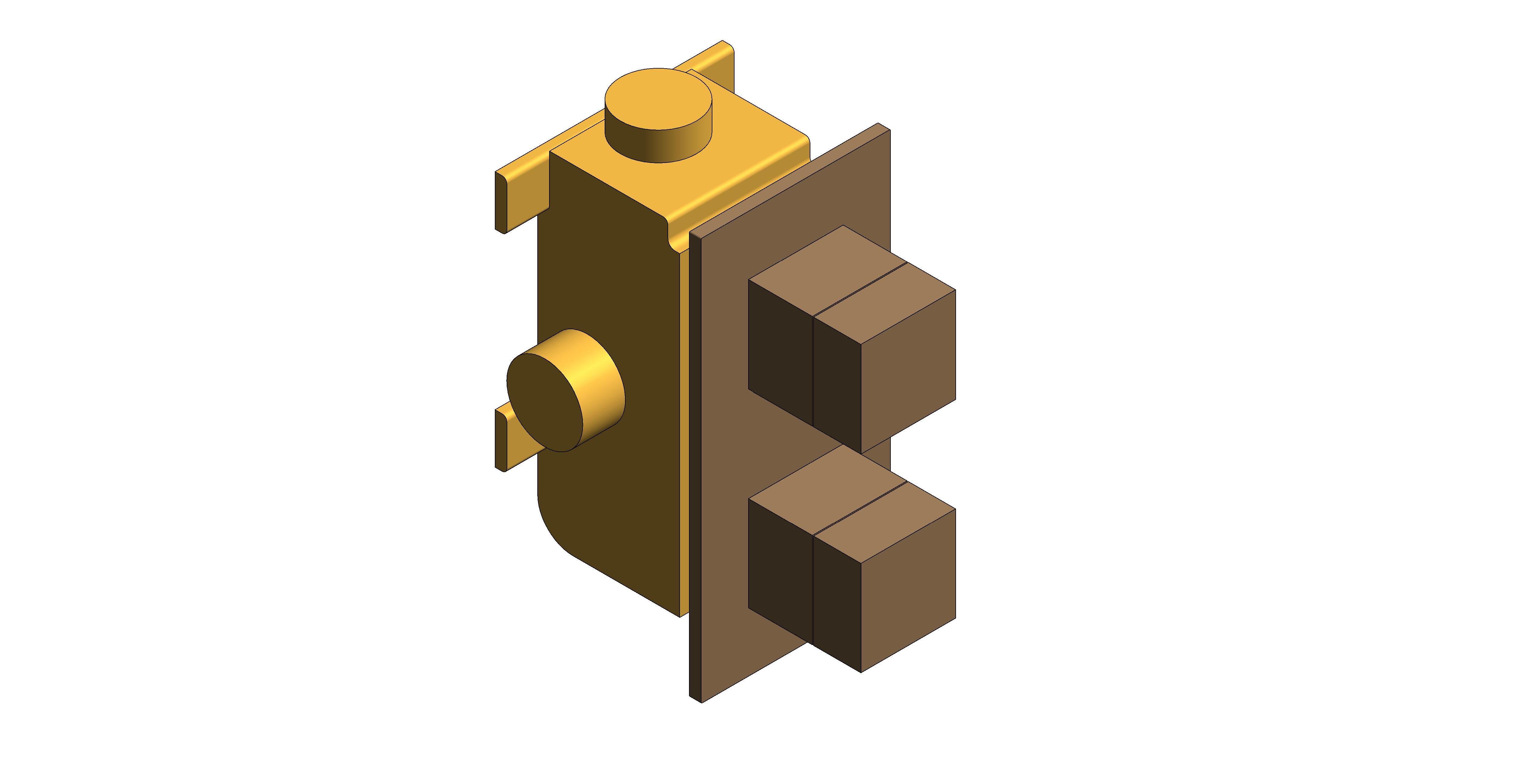 Product: TABLET NOTION 1 Outlet Thermostatic Shower Valve, finished in a brushed bronze (IND-T148-NOT-BRZ)