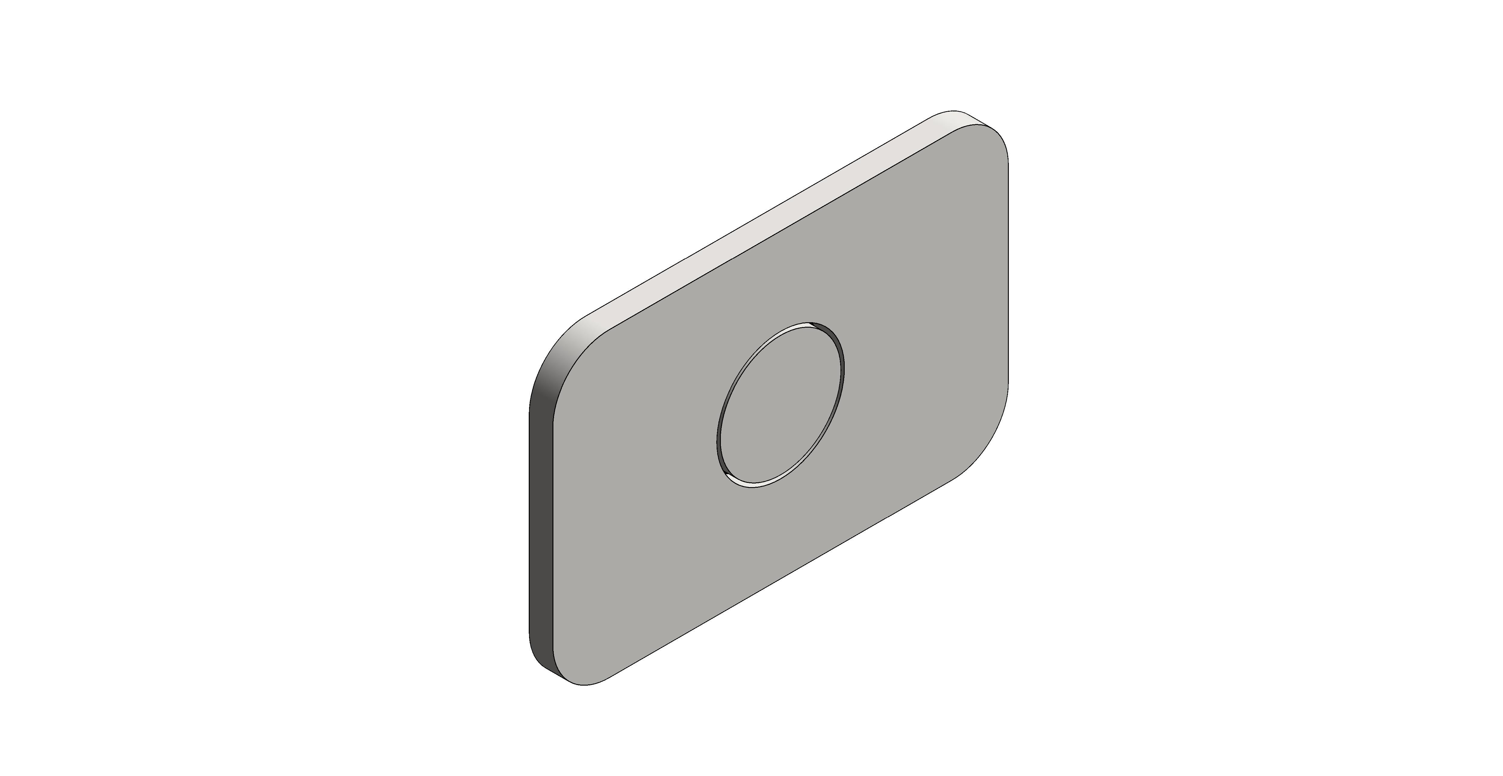 Product: ZONE Zone 1 Button 1 Outlet Horizontal Concealed Stop Valve to pair with IND-Z128/2-H-BRN (IND-Z143-H-BRN)