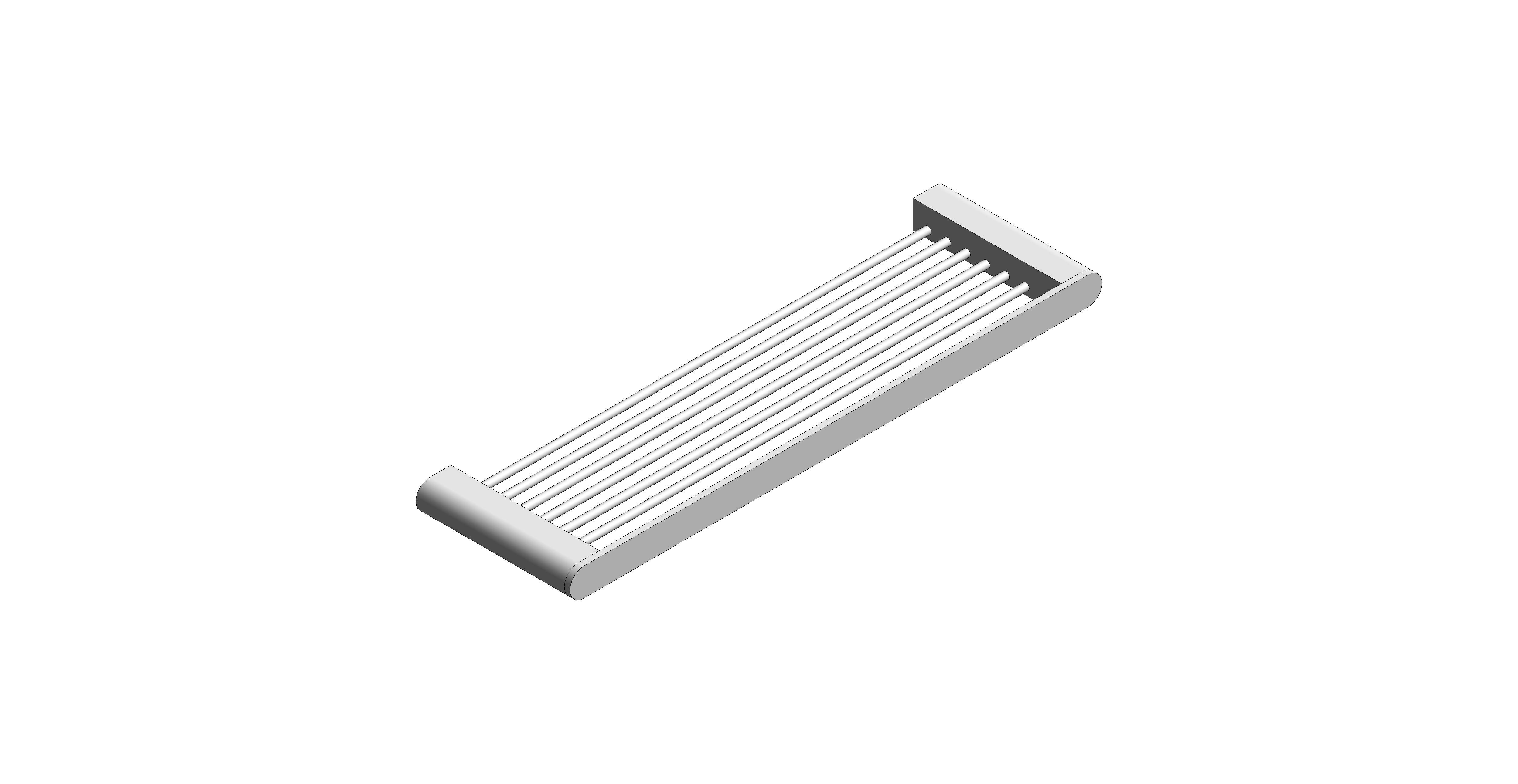 Product: PHOTON Shelf, finished in a high-shine polished chrome 380mm (15") (PHO-185A-CP)