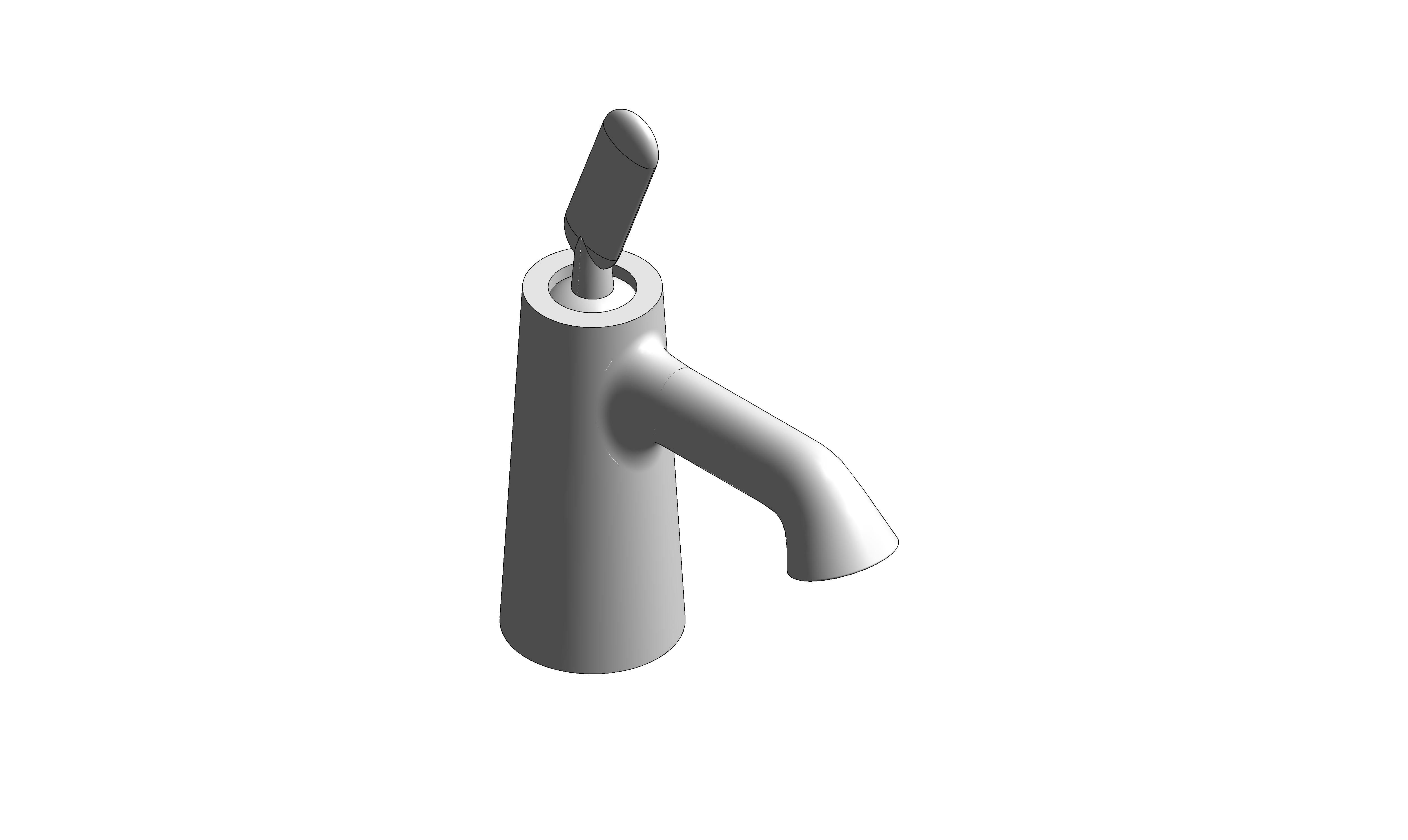 Product: ARRONDI Mini Mono Basin Mixer + Universal Waste (ARR-100M/CC-CP)