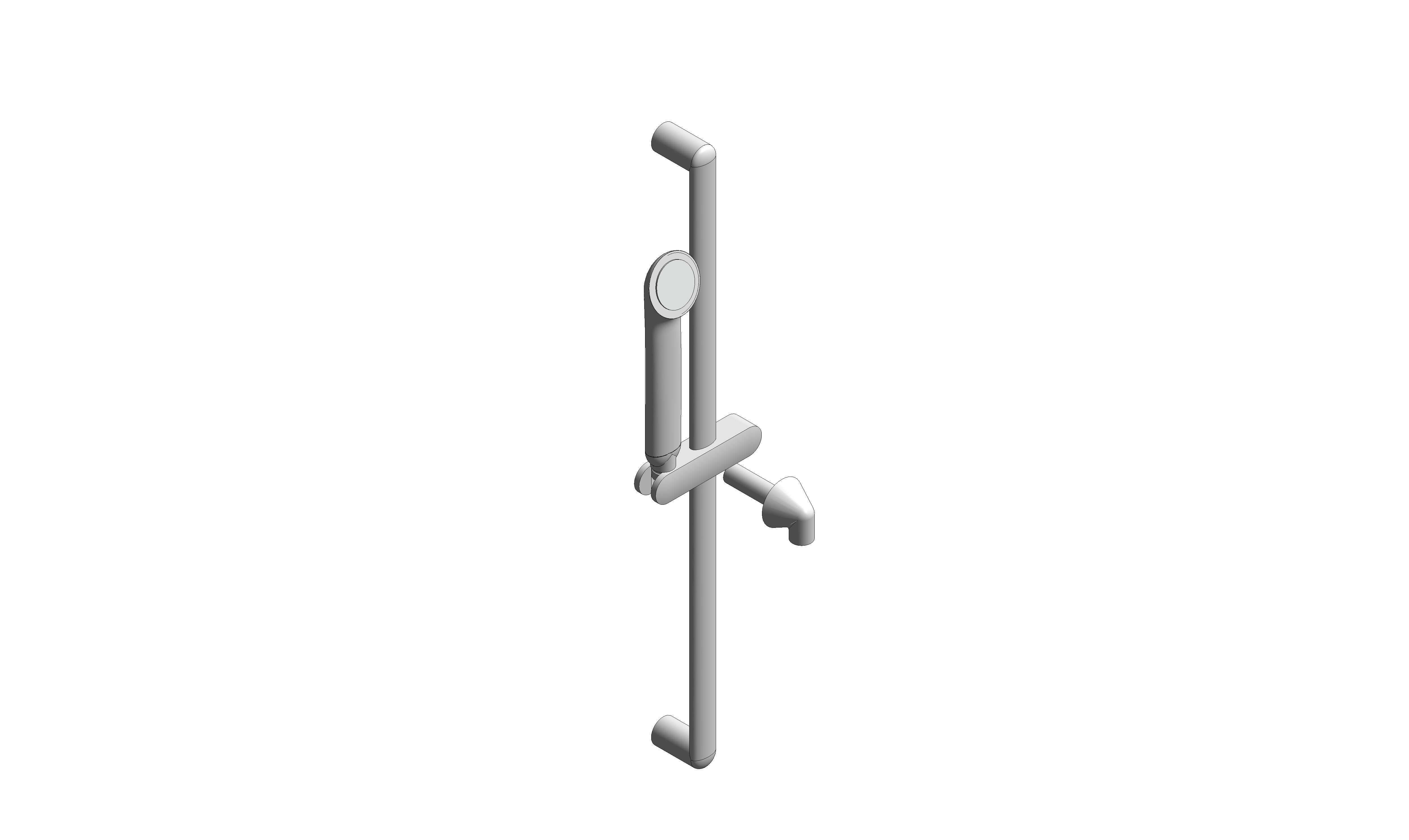 Product: ARRONDI Single Function Slide Rail Shower Kit + Wall Outlet (ARR-SFSRK+O-CP)