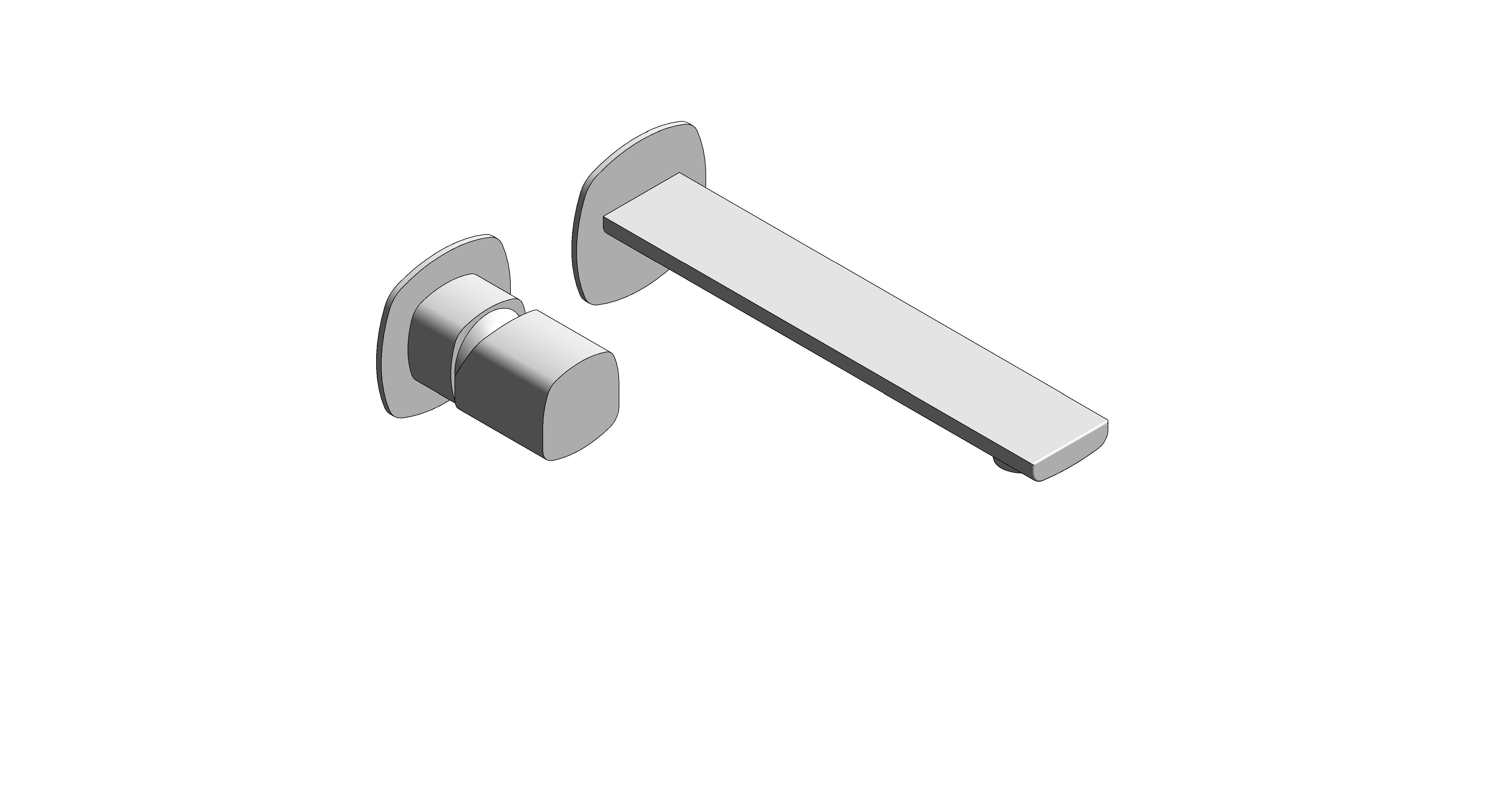 Product: CAMEO Wall Mounted Basin Mixer (CAM-109S-CP)
