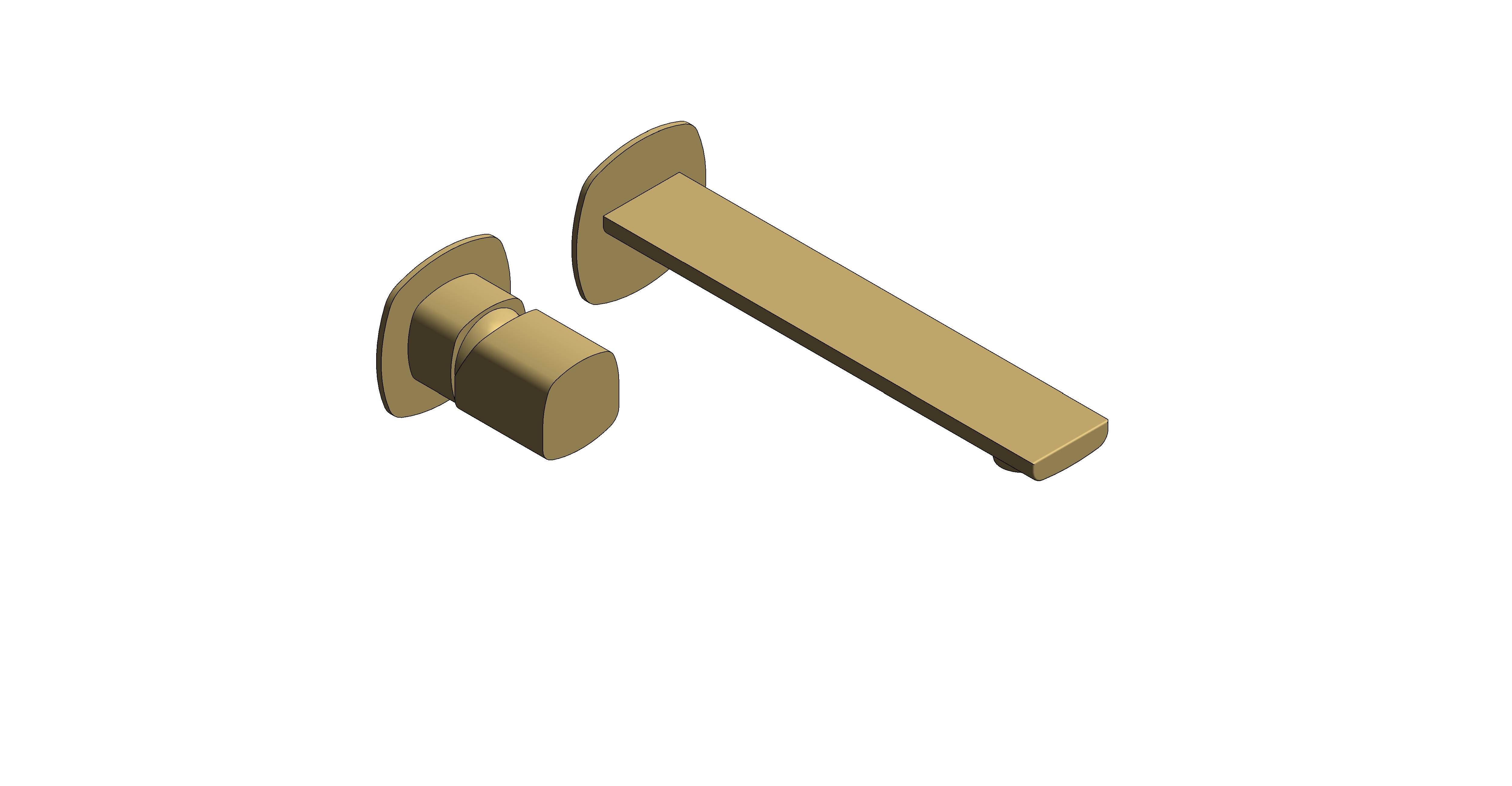 Product: CAMEO Wall Mounted Basin Mixer (CAM-109S-SBR)
