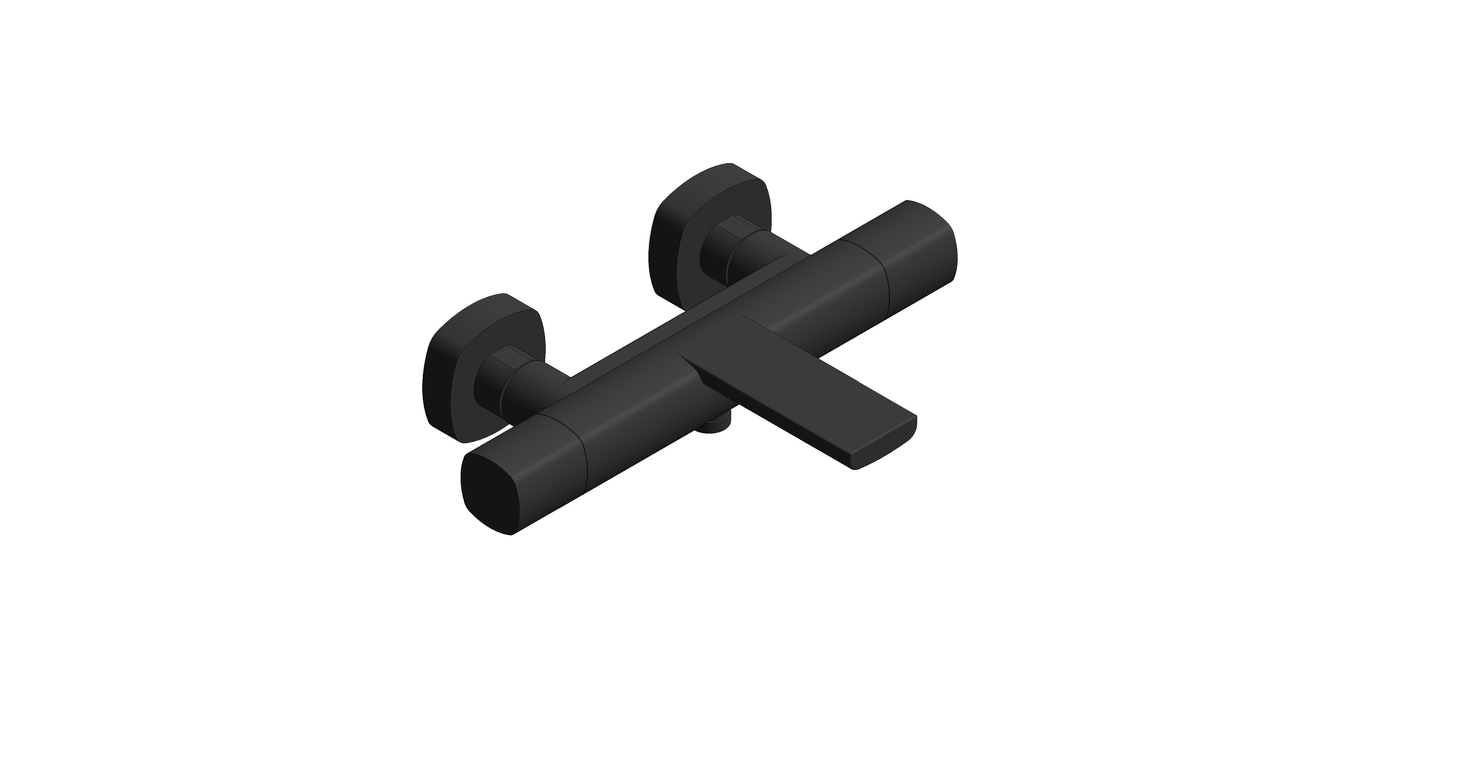 Product: CAMEO Wall Mounted Exposed Thermostatic Bath Shower Mixer (CAM-123T-MB)