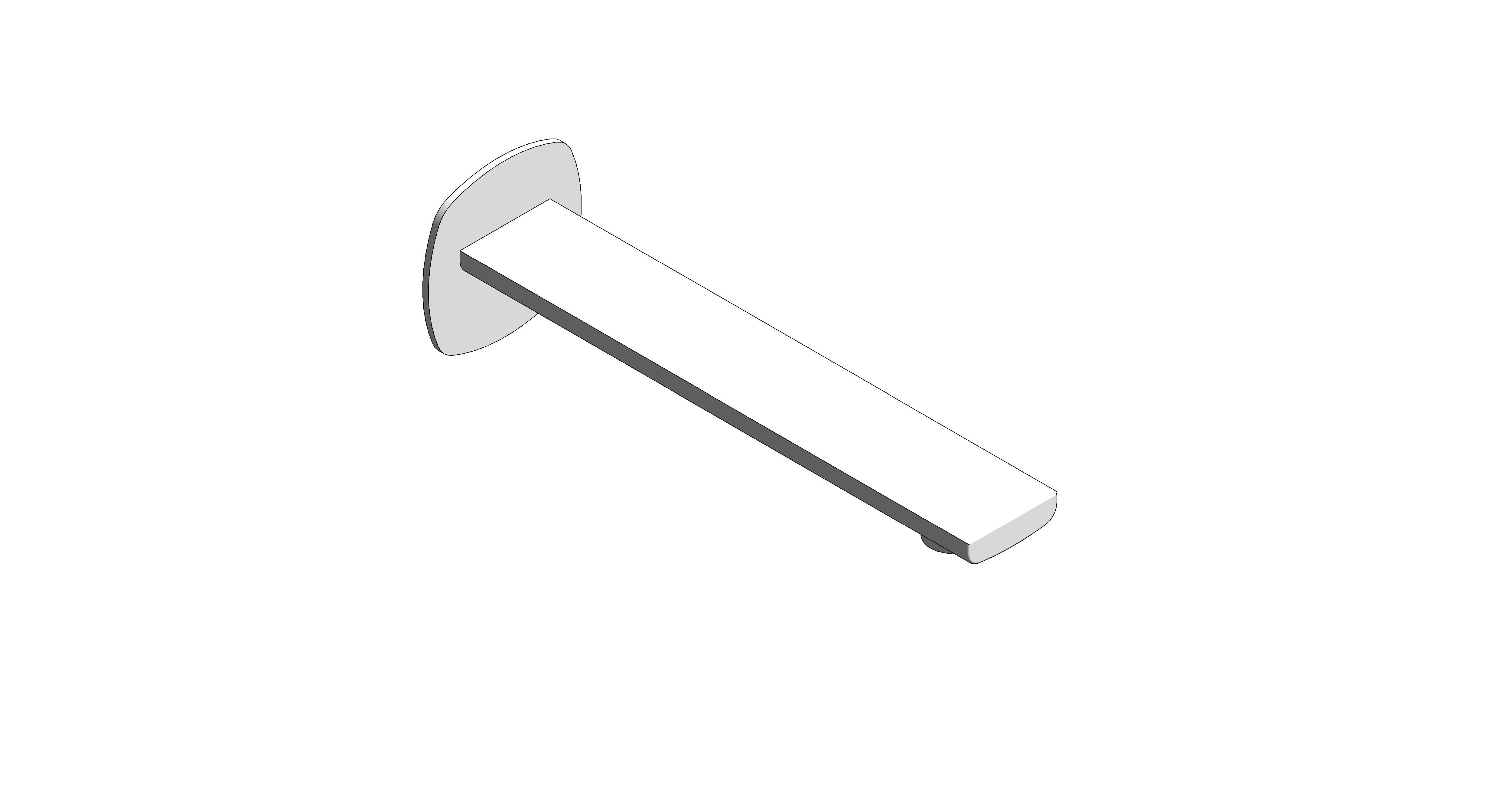 Product: CAMEO Wall Mounted Bath Spout (CAM-140-MW)