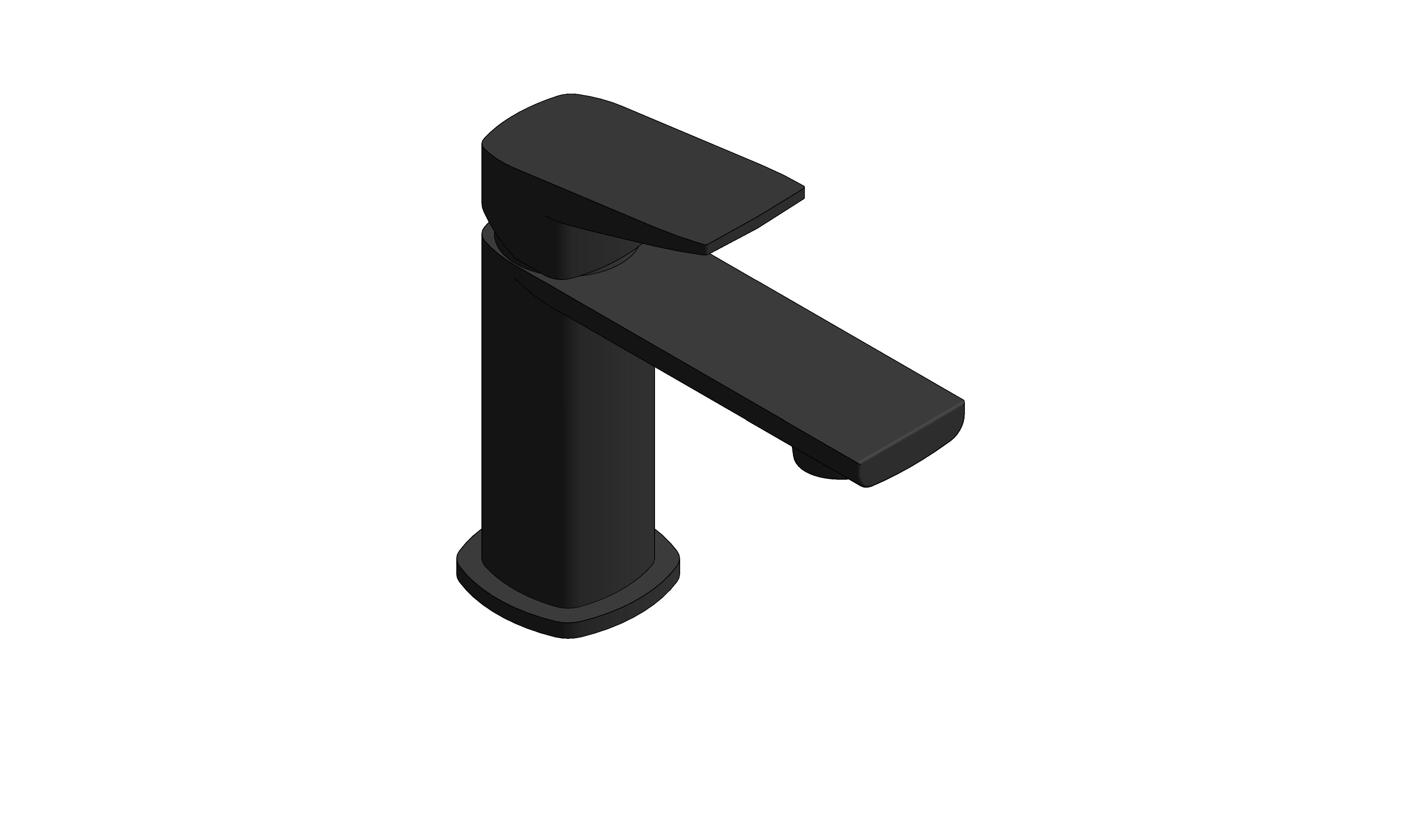 Product: CAMEO Lever Mini Mono Basin Mixer in Matt Black (CAM-200M/SB-MB)